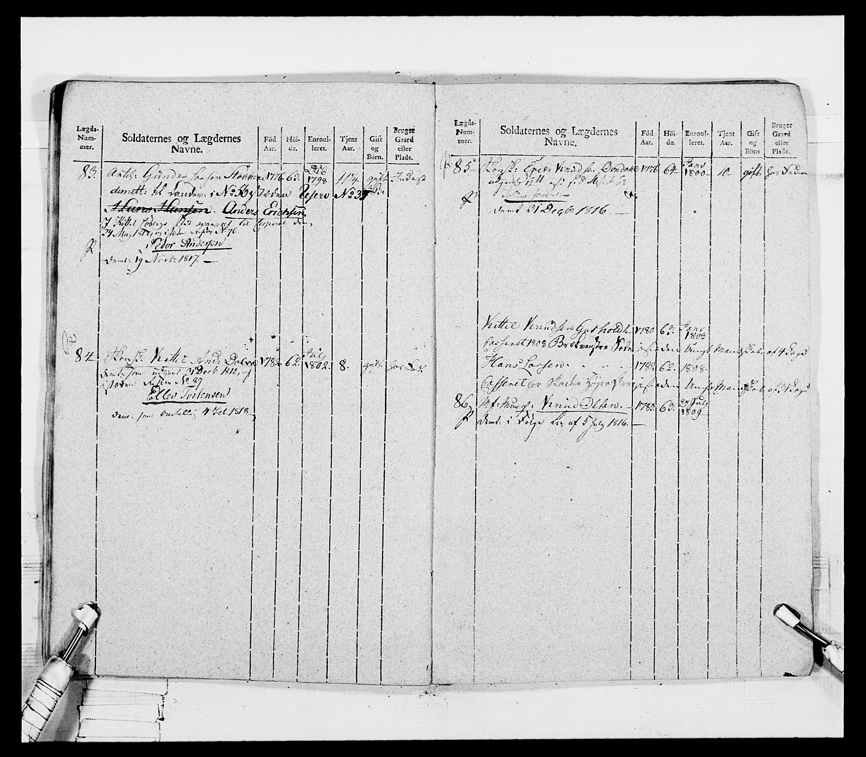 Generalitets- og kommissariatskollegiet, Det kongelige norske kommissariatskollegium, RA/EA-5420/E/Eh/L0116: Telemarkske nasjonale infanteriregiment, 1810, p. 227