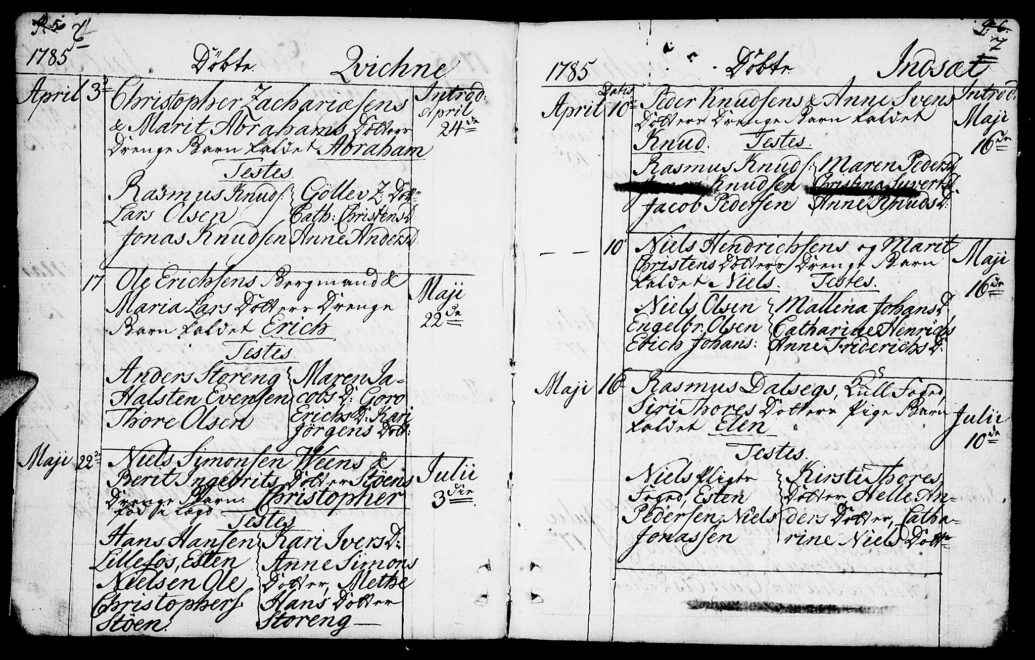 Kvikne prestekontor, AV/SAH-PREST-064/H/Ha/Haa/L0003: Parish register (official) no. 3, 1785-1814, p. 6-7