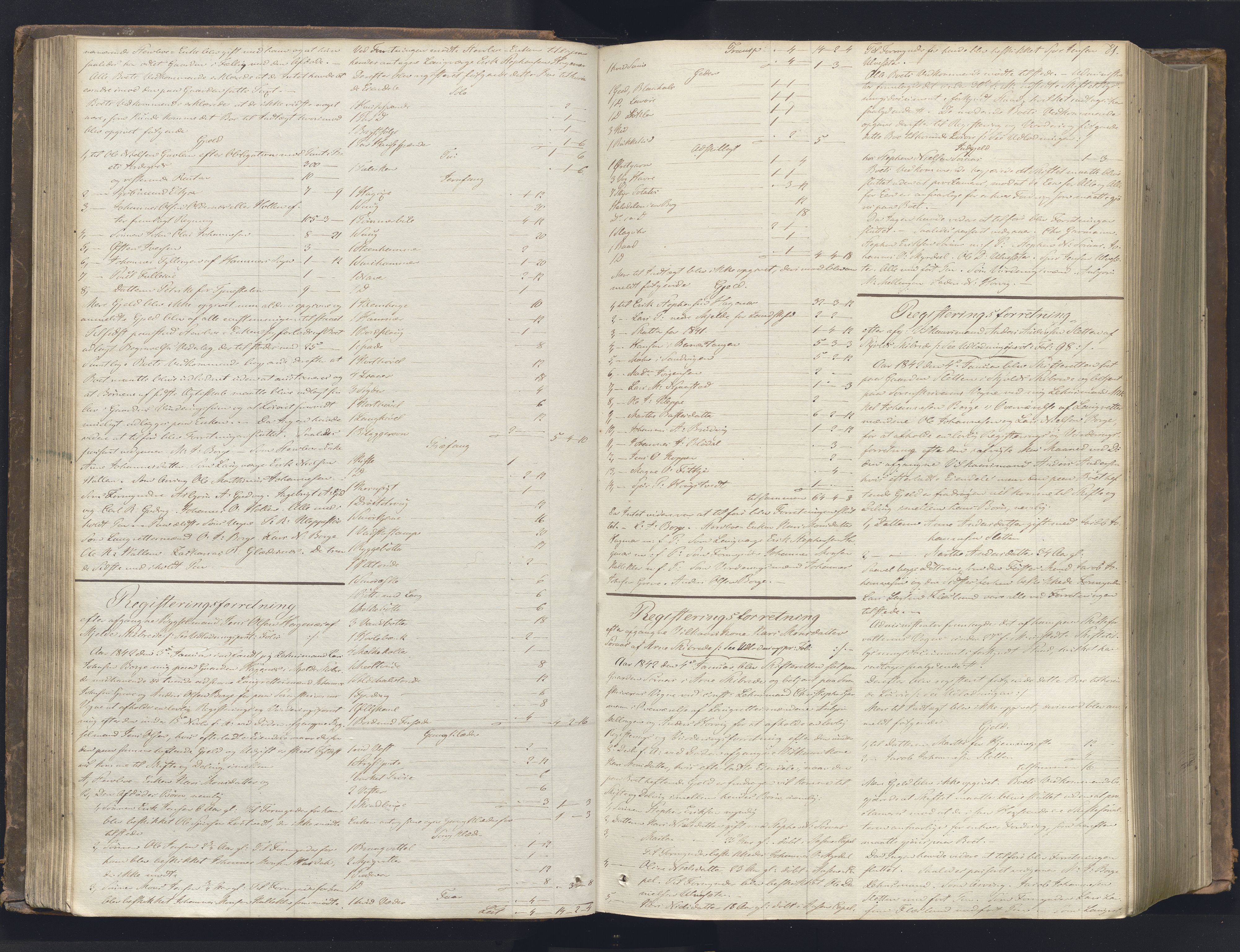 Nordhordland sorenskrivar, SAB/A-2901/1/H/Hb/L0001: Registreringsprotokollar, 1841-1845, p. 81