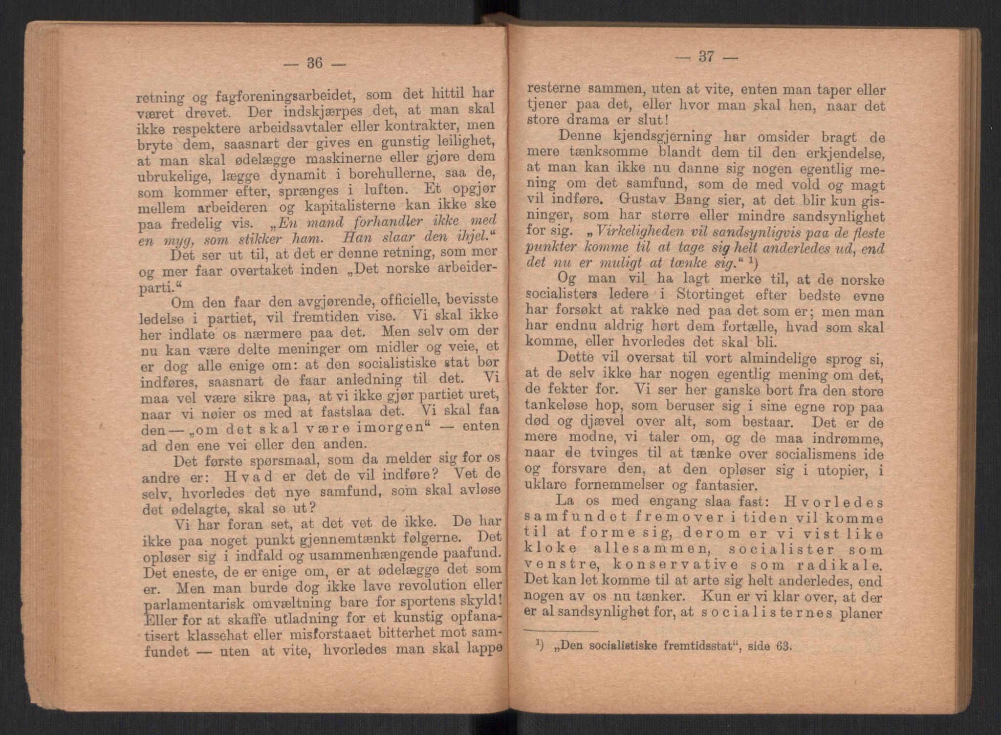 Venstres Hovedorganisasjon, AV/RA-PA-0876/X/L0001: De eldste skrifter, 1860-1936, p. 882
