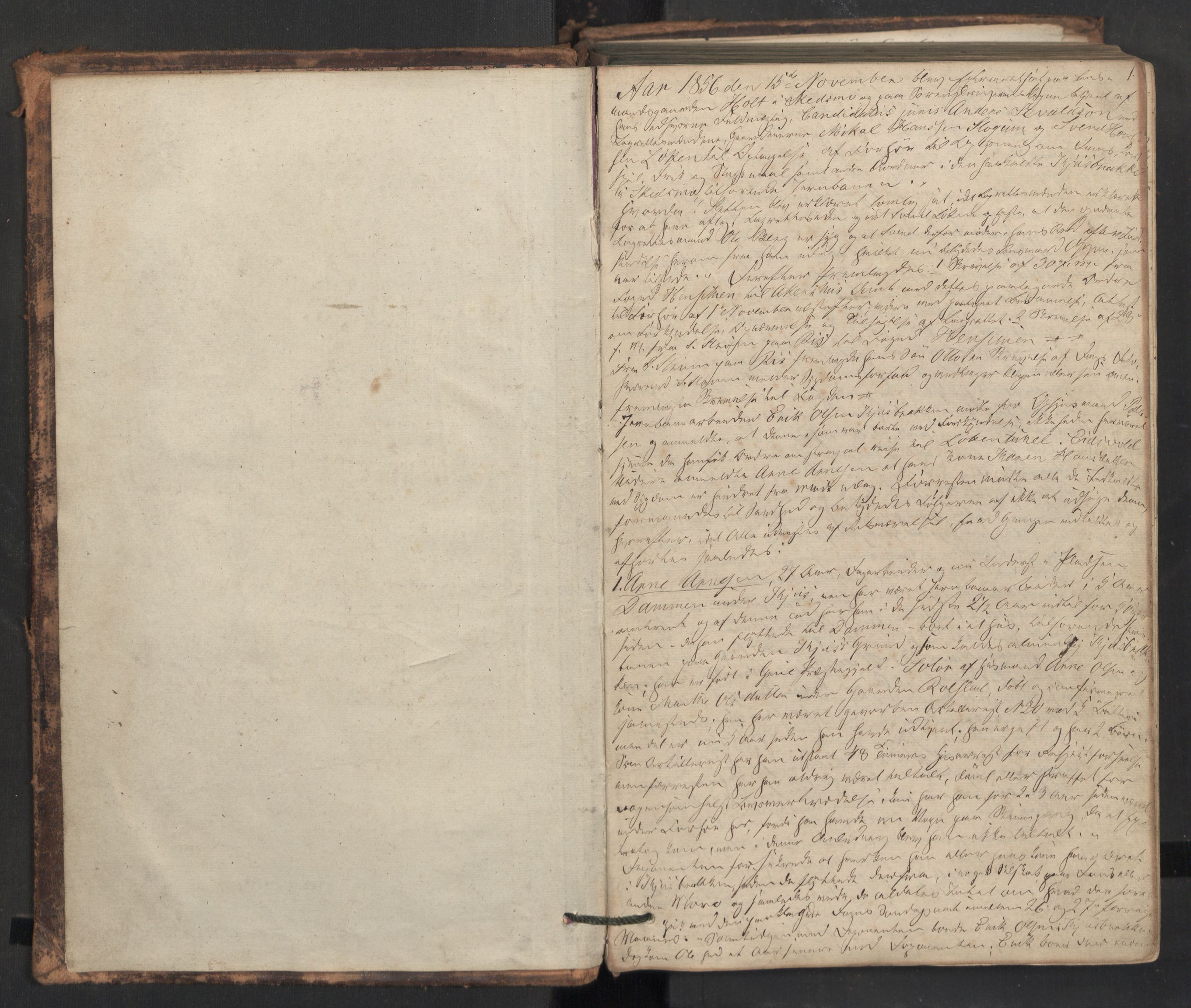 Nedre Romerike sorenskriveri, AV/SAO-A-10469/F/Fc/L0024: Ekstrarettsprotokoll, 1856-1862, p. 0b-1a