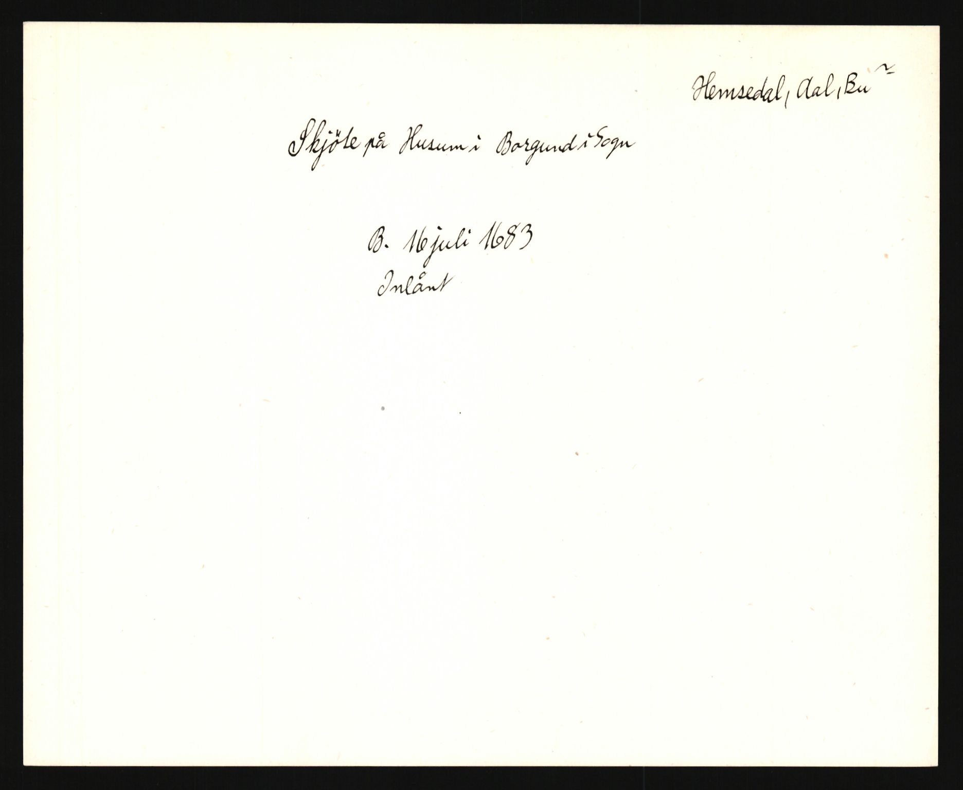 Riksarkivets diplomsamling, AV/RA-EA-5965/F35/F35e/L0013: Registreringssedler Buskerud 2, 1400-1700, p. 67