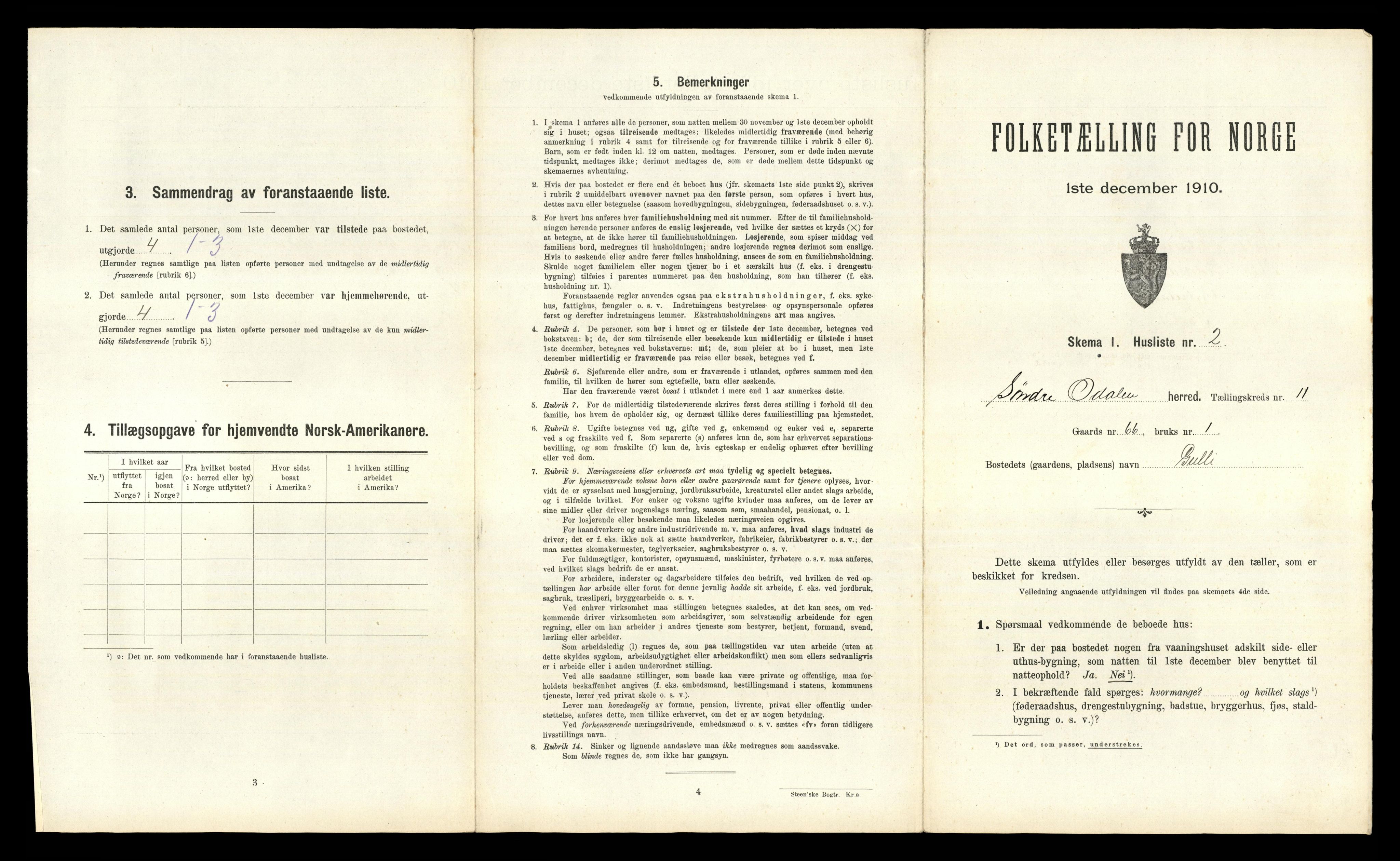 RA, 1910 census for Sør-Odal, 1910, p. 1728