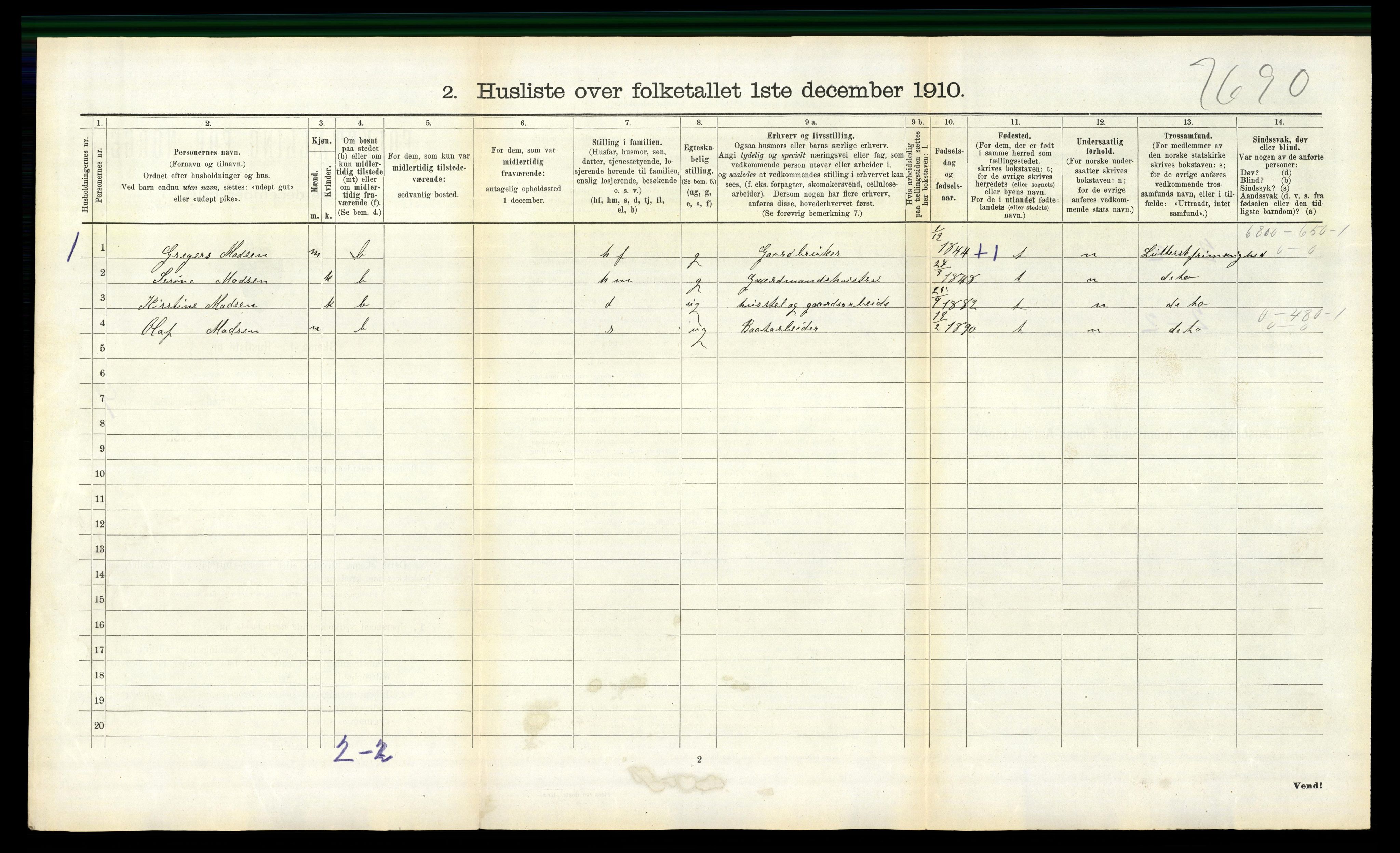 RA, 1910 census for Søndeled, 1910, p. 773