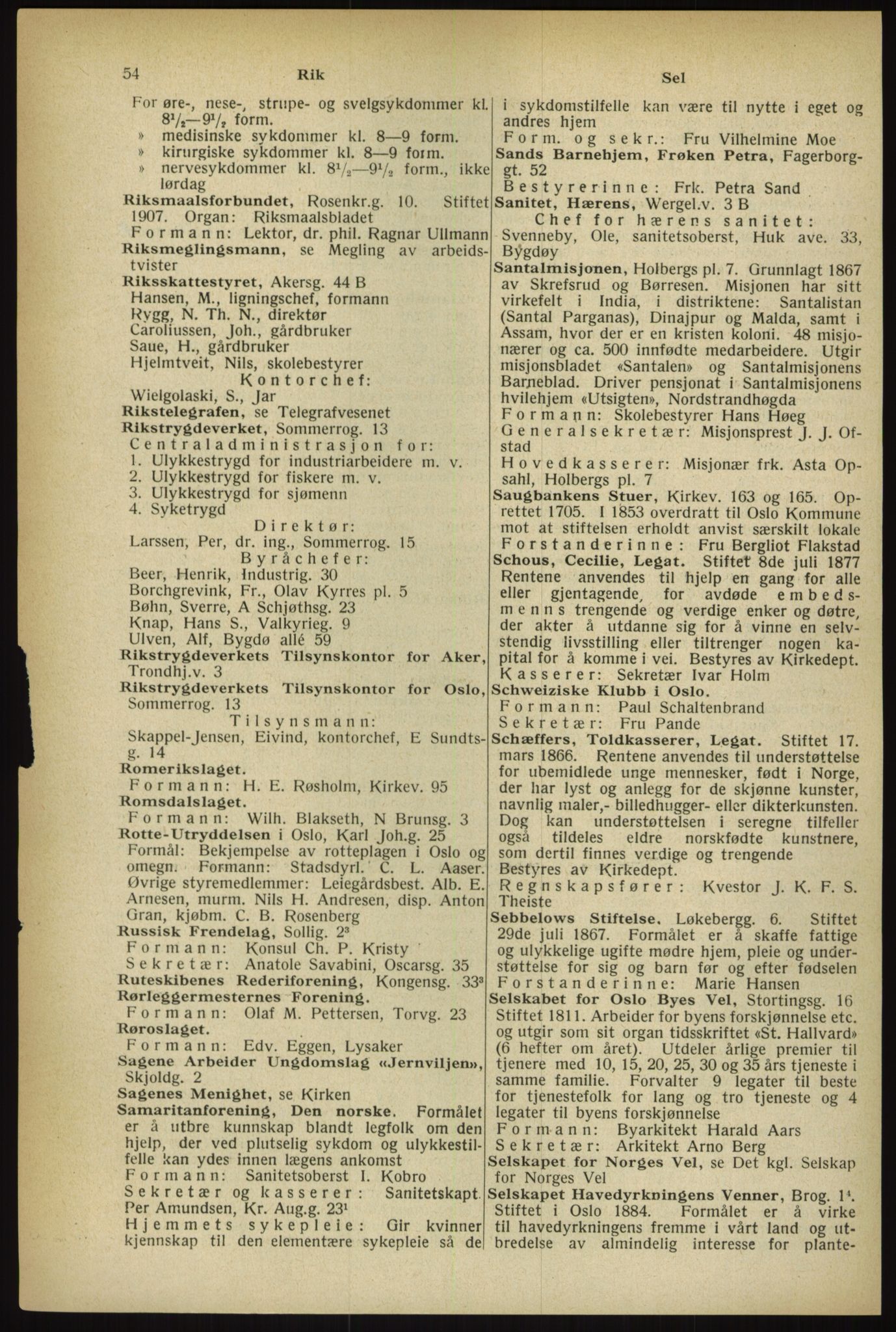 Kristiania/Oslo adressebok, PUBL/-, 1933, p. 54