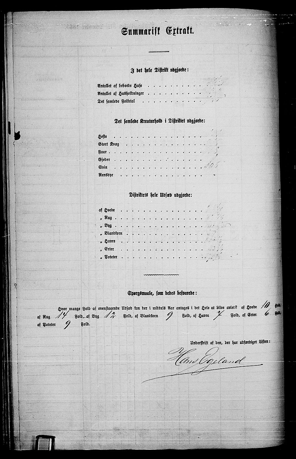 RA, 1865 census for Nes, 1865, p. 102