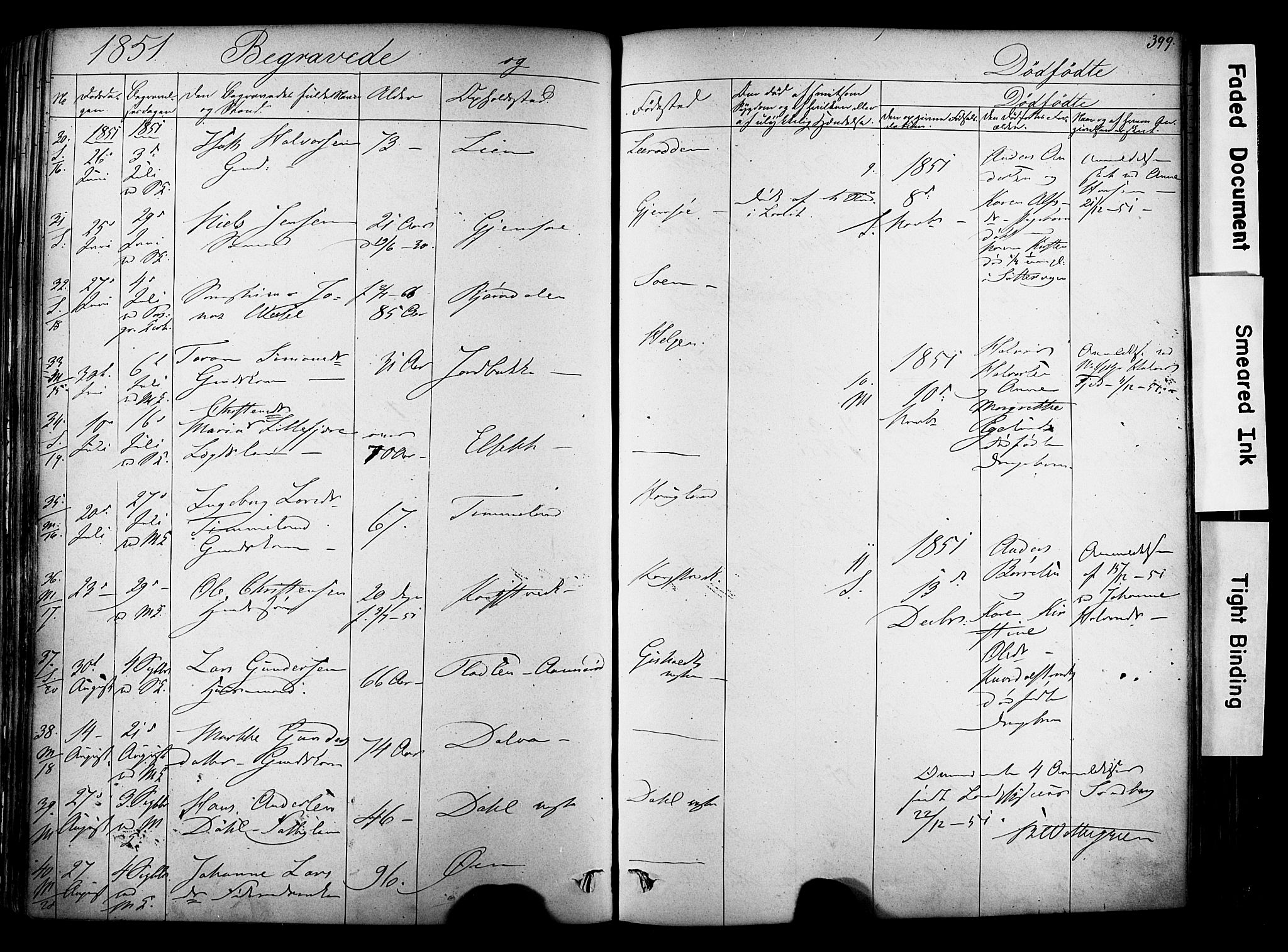 Solum kirkebøker, AV/SAKO-A-306/F/Fa/L0006: Parish register (official) no. I 6, 1844-1855, p. 399