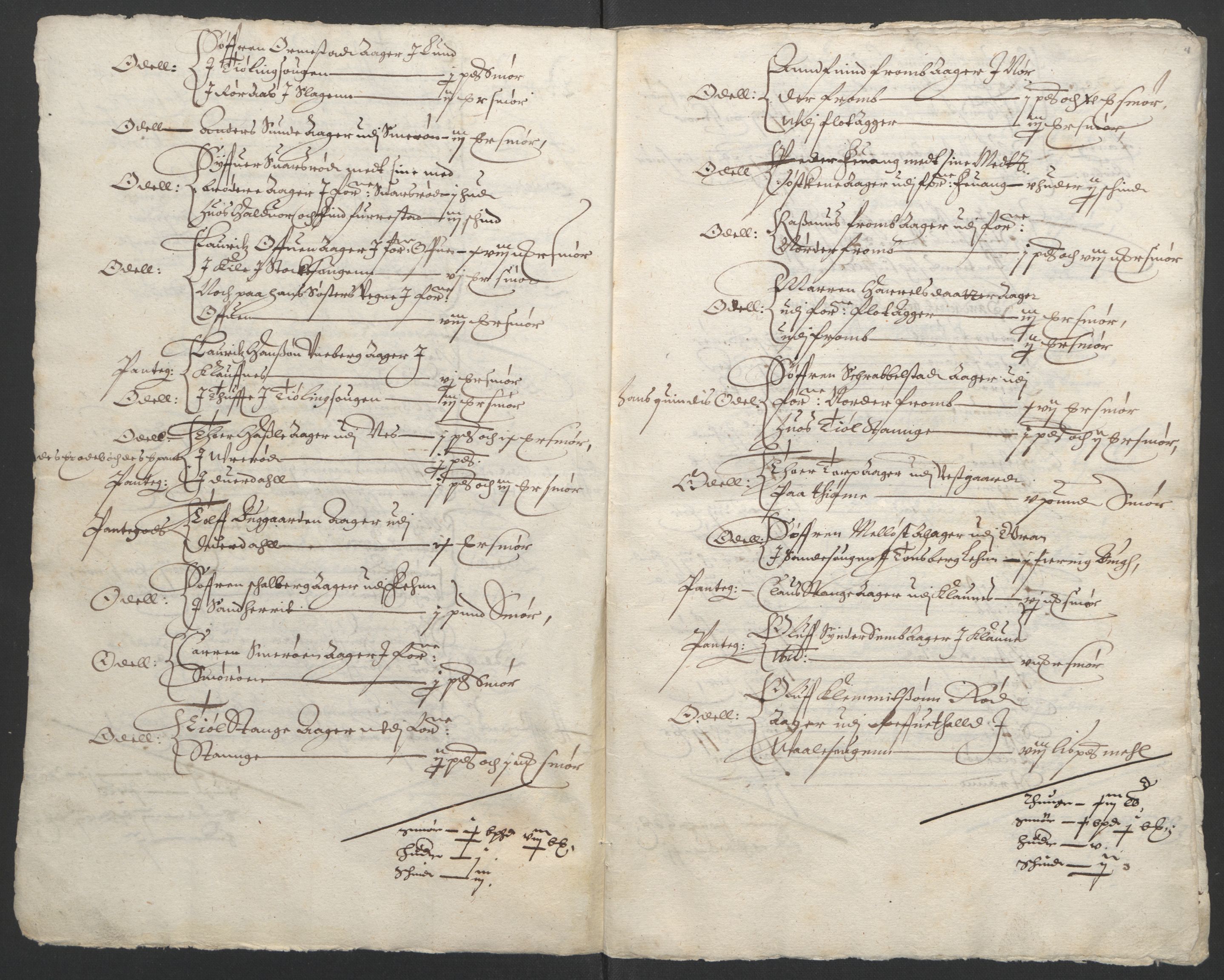 Stattholderembetet 1572-1771, AV/RA-EA-2870/Ek/L0009/0001: Jordebøker til utlikning av rosstjeneste 1624-1626: / Odelsjordebøker for noen vikværske len, 1624-1626, p. 210