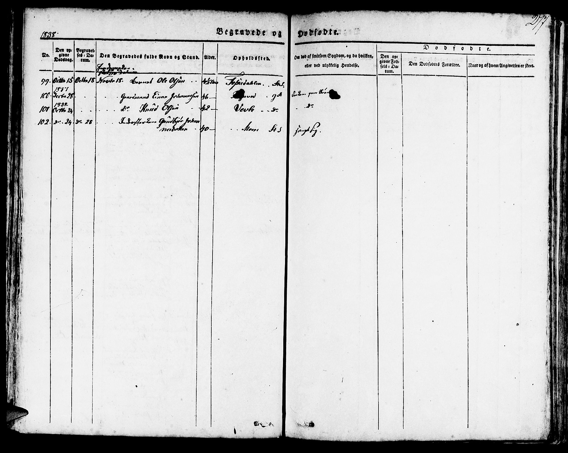 Haus sokneprestembete, AV/SAB-A-75601/H/Haa: Parish register (official) no. A 14, 1827-1838, p. 277