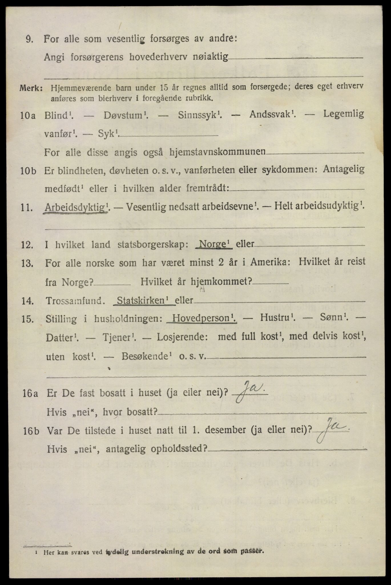 SAKO, 1920 census for Hovin, 1920, p. 1718