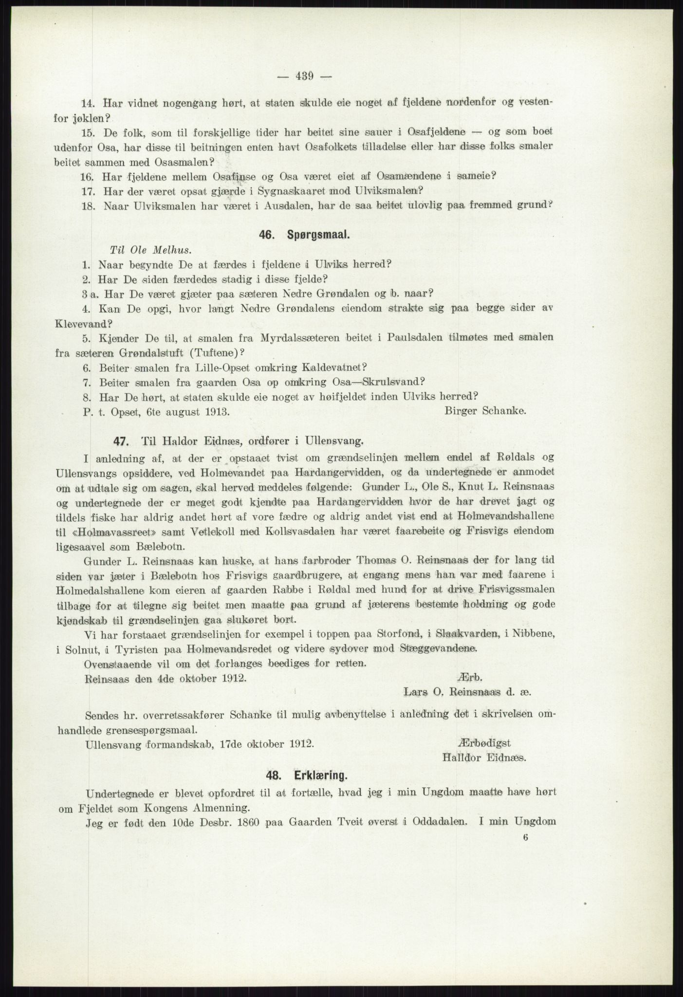 Høyfjellskommisjonen, AV/RA-S-1546/X/Xa/L0001: Nr. 1-33, 1909-1953, p. 461