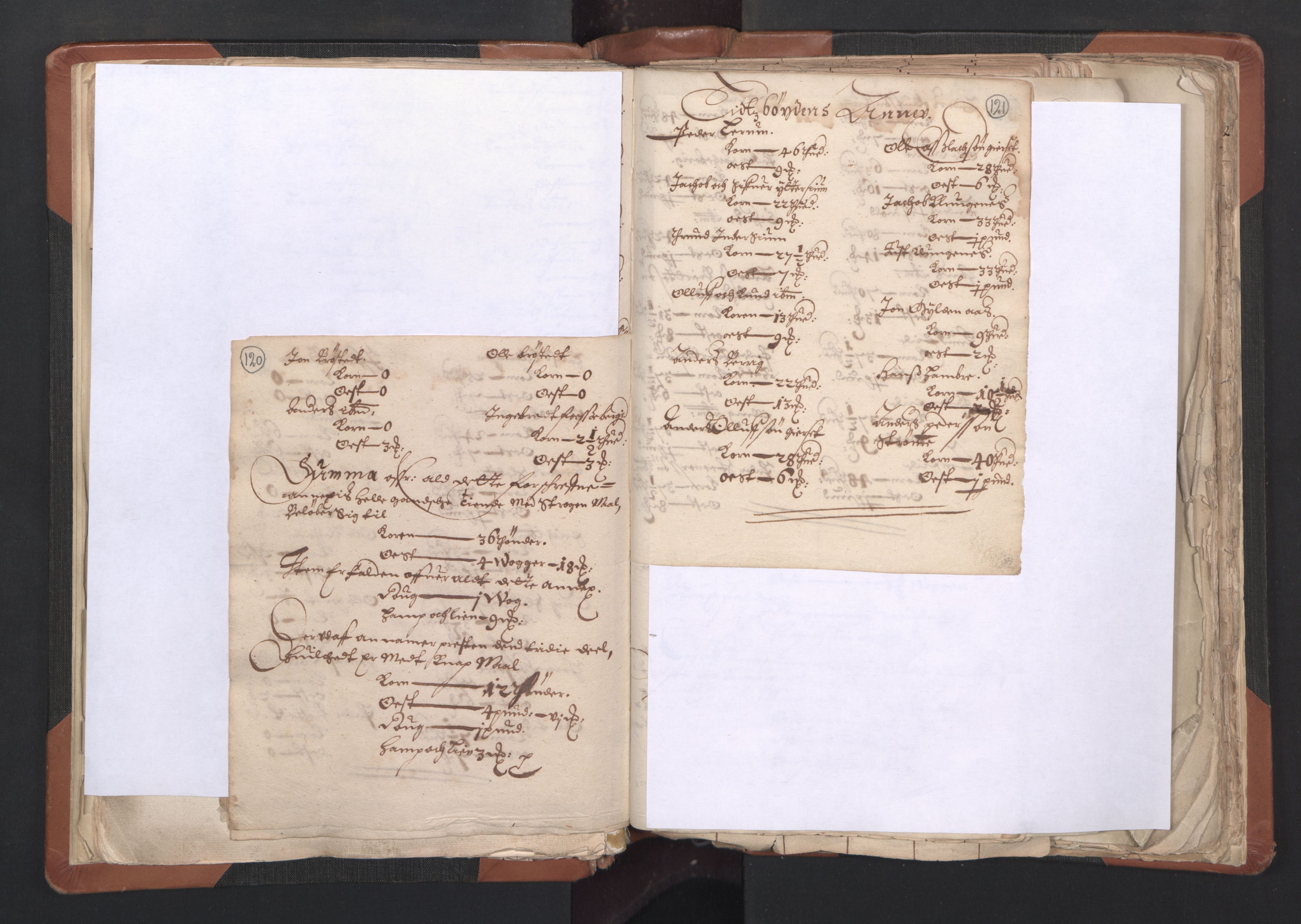 RA, Vicar's Census 1664-1666, no. 27: Romsdal deanery, 1664-1666, p. 120-121