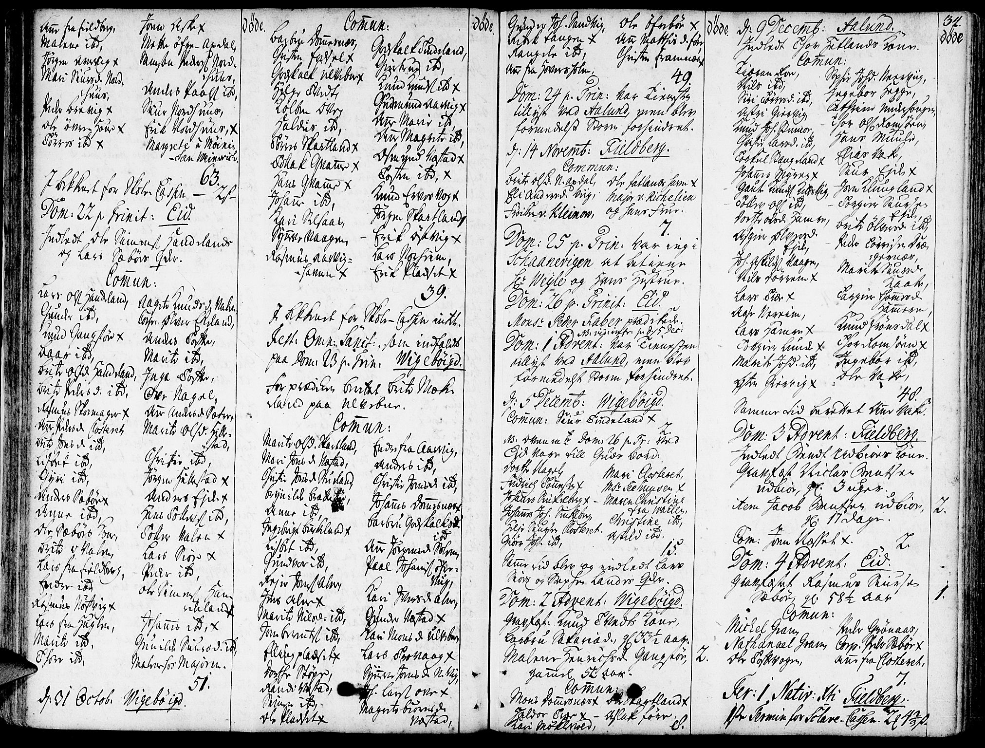 Fjelberg sokneprestembete, SAB/A-75201/H/Haa: Parish register (official) no. A 1, 1739-1759, p. 34