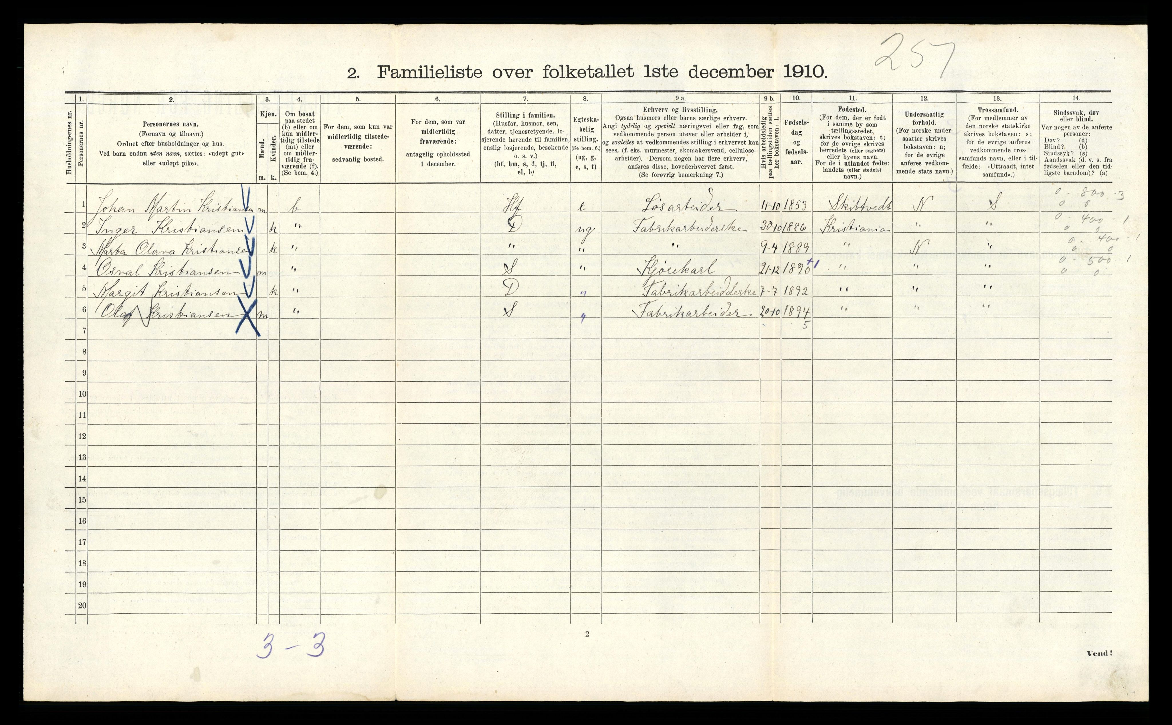 RA, 1910 census for Kristiania, 1910, p. 40512