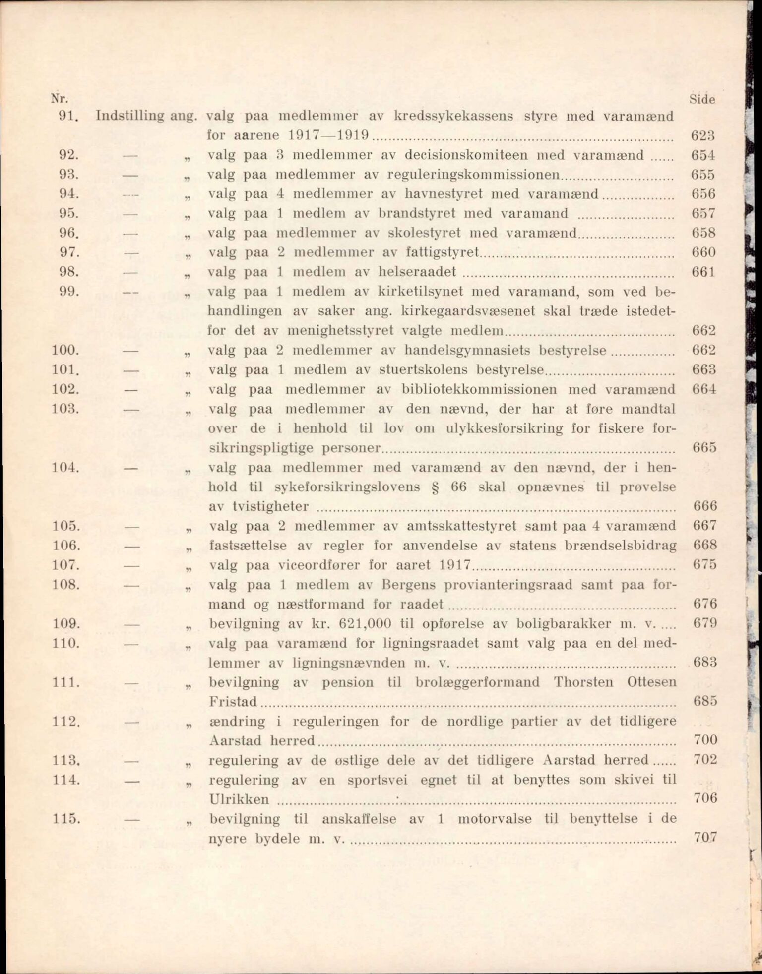 Bergen kommune. Formannskapet, BBA/A-0003/Ad/L0094: Bergens Kommuneforhandlinger, bind I, 1916-1917