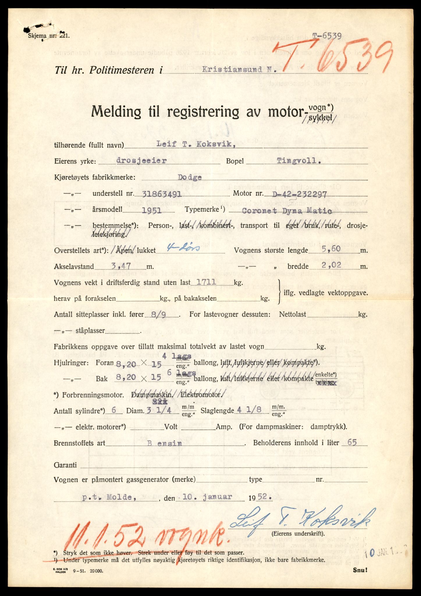 Møre og Romsdal vegkontor - Ålesund trafikkstasjon, AV/SAT-A-4099/F/Fe/L0008: Registreringskort for kjøretøy T 747 - T 894, 1927-1998, p. 2092