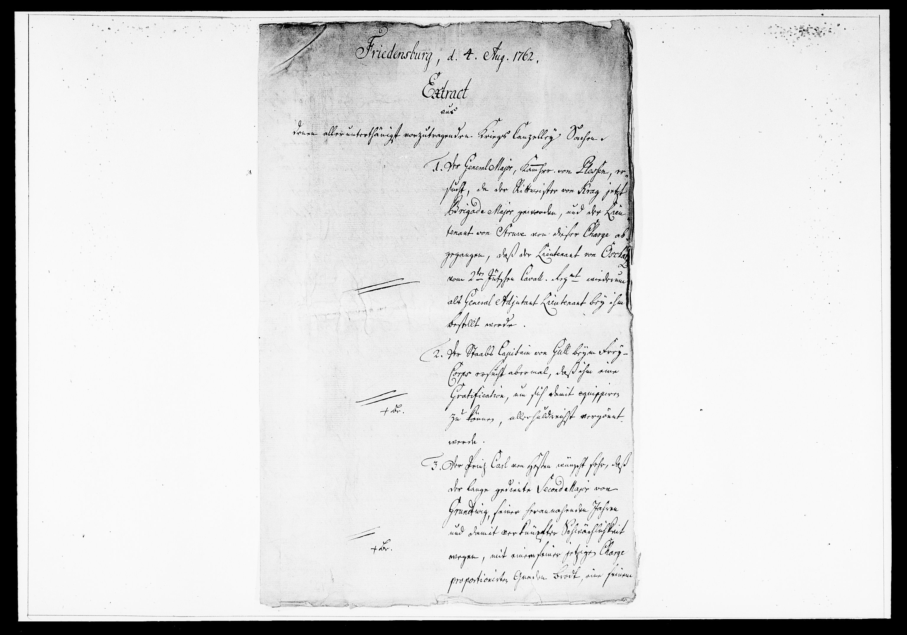 Krigskollegiet, Krigskancelliet, DRA/A-0006/-/1386-1405: Refererede sager, 1762, p. 548