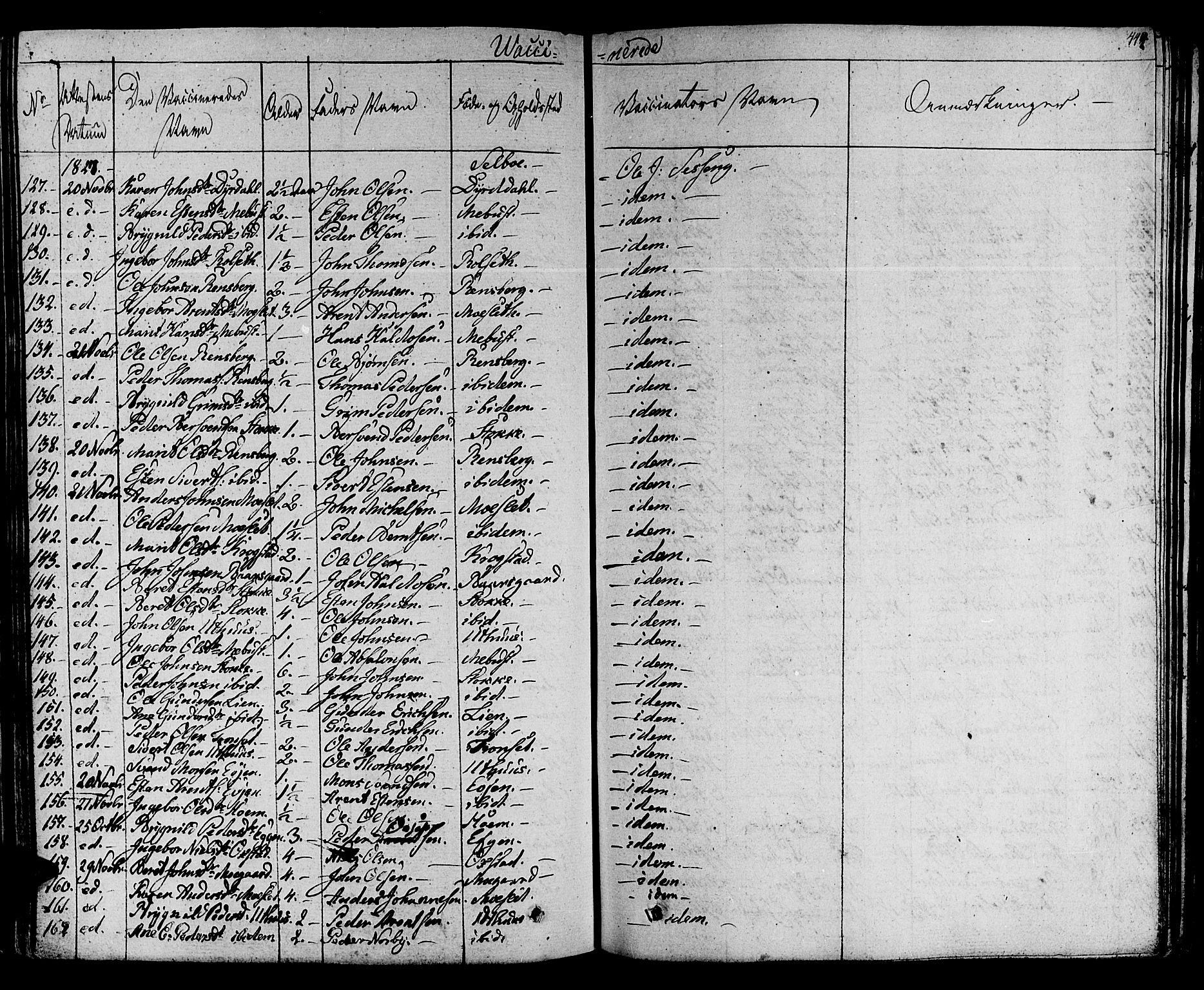 Ministerialprotokoller, klokkerbøker og fødselsregistre - Sør-Trøndelag, SAT/A-1456/695/L1143: Parish register (official) no. 695A05 /1, 1824-1842, p. 444