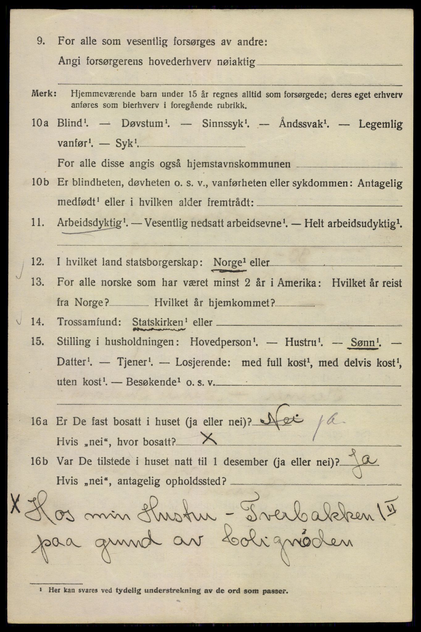 SAO, 1920 census for Kristiania, 1920, p. 561734