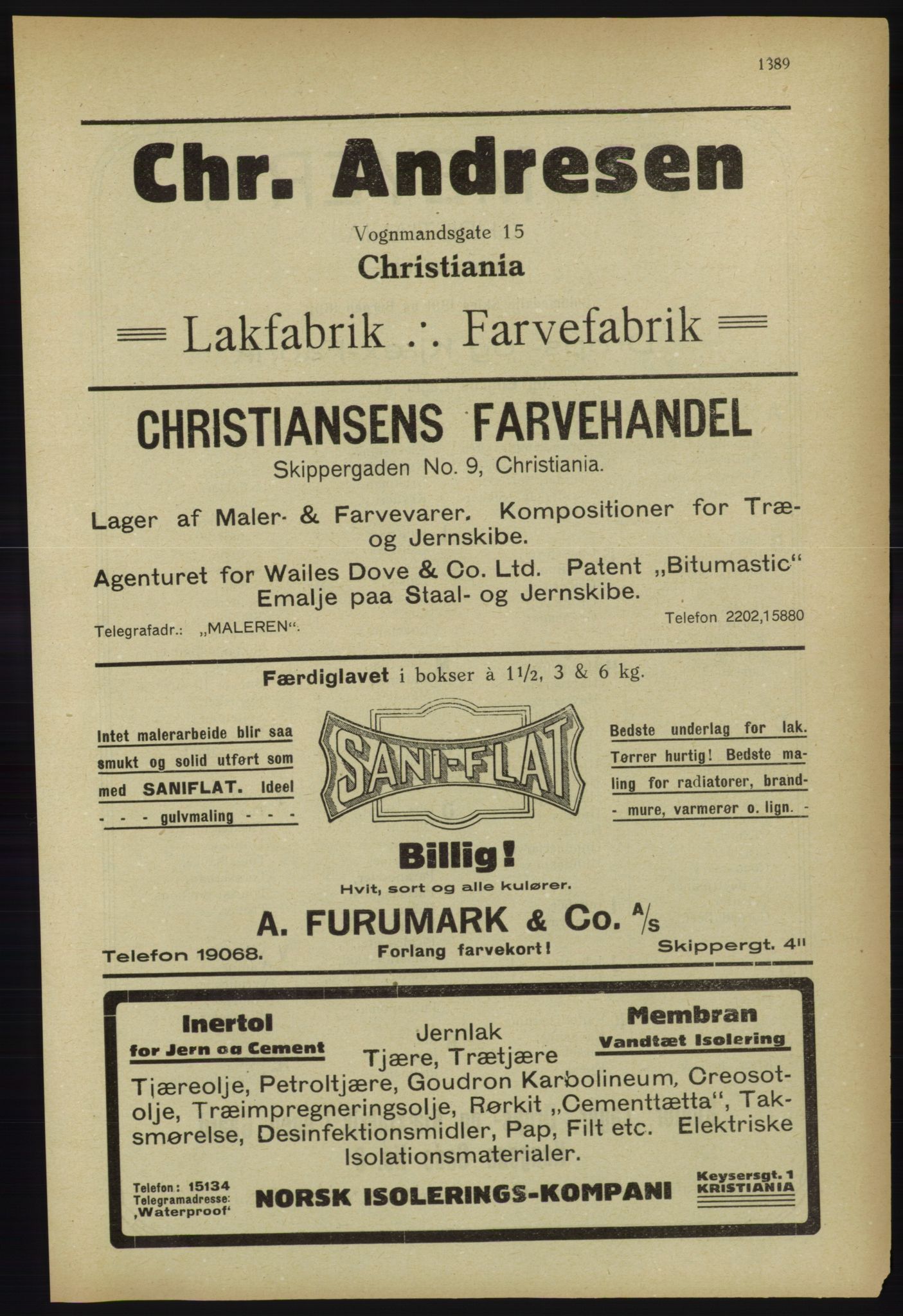 Kristiania/Oslo adressebok, PUBL/-, 1918, p. 1542