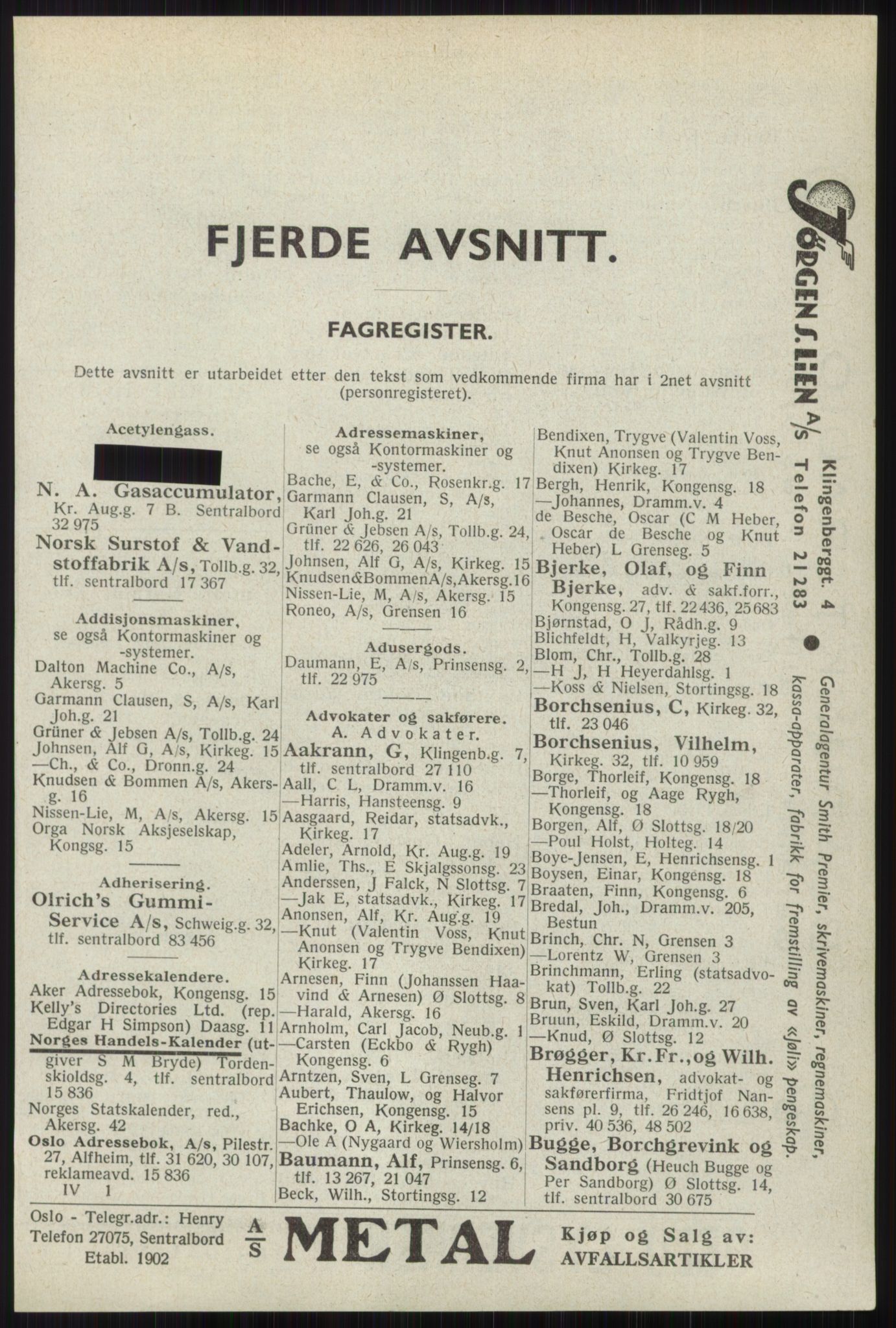 Kristiania/Oslo adressebok, PUBL/-, 1941, p. 2681