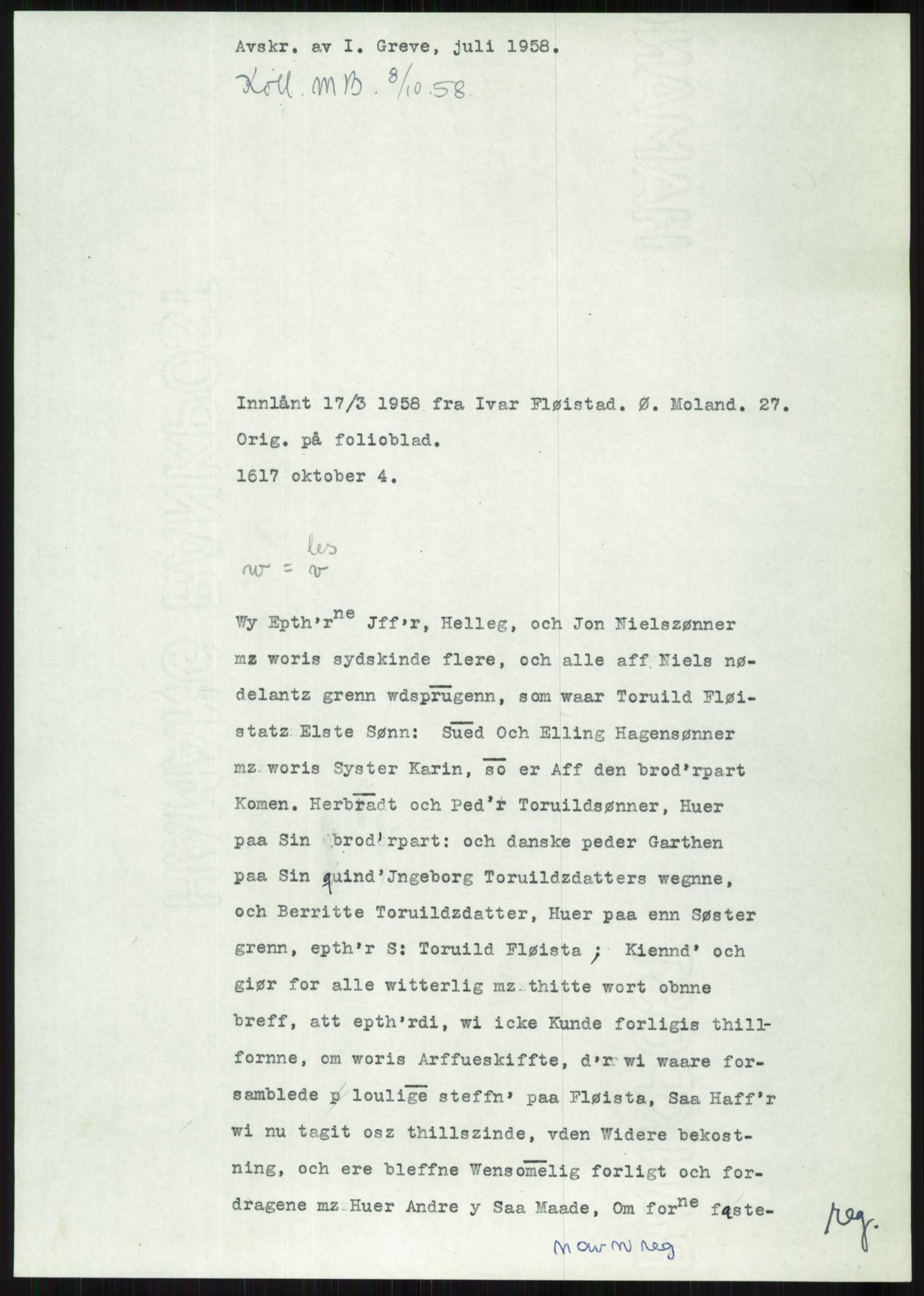 Samlinger til kildeutgivelse, Diplomavskriftsamlingen, AV/RA-EA-4053/H/Ha, p. 2095