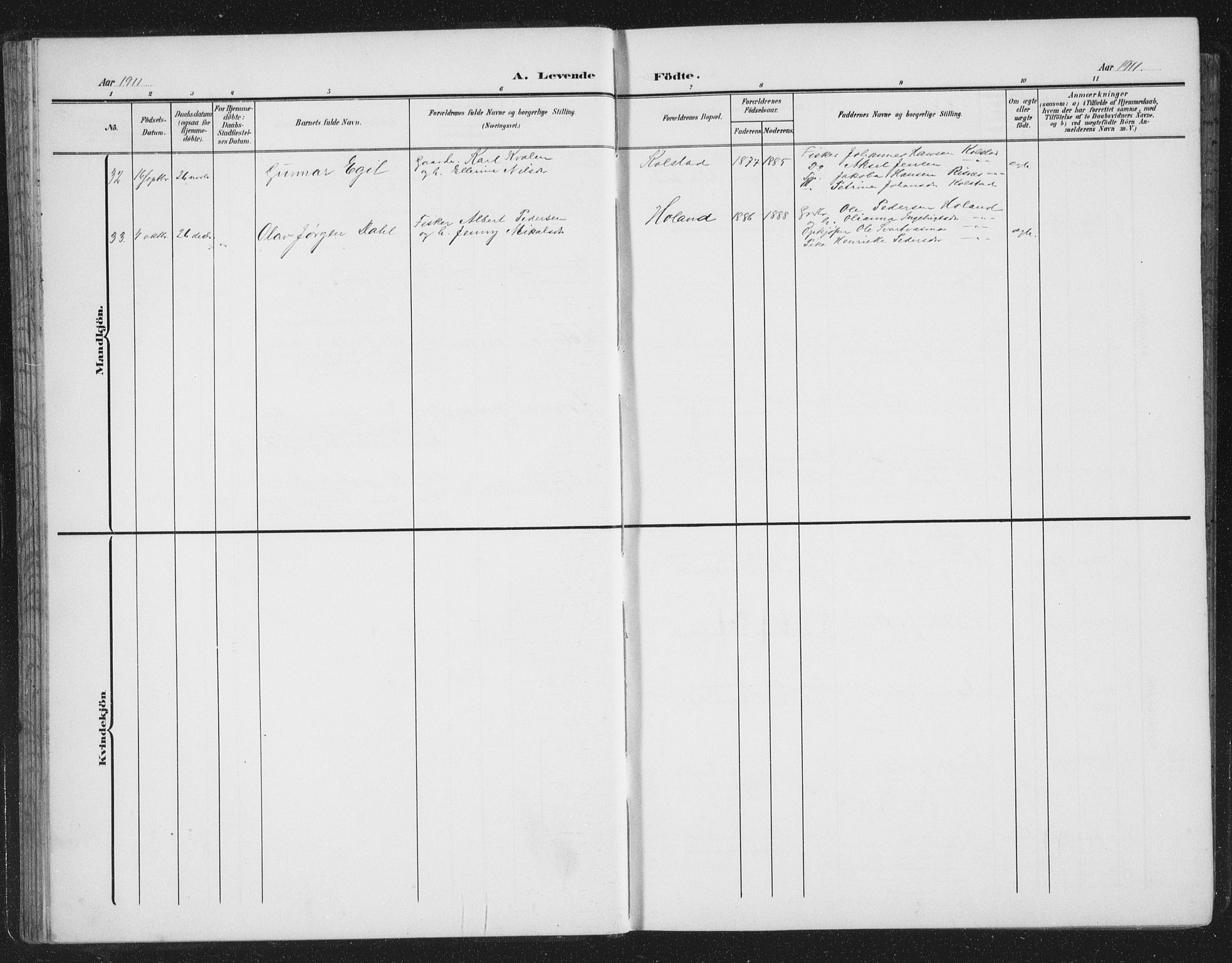 Ministerialprotokoller, klokkerbøker og fødselsregistre - Nordland, AV/SAT-A-1459/816/L0254: Parish register (copy) no. 816C04, 1905-1934