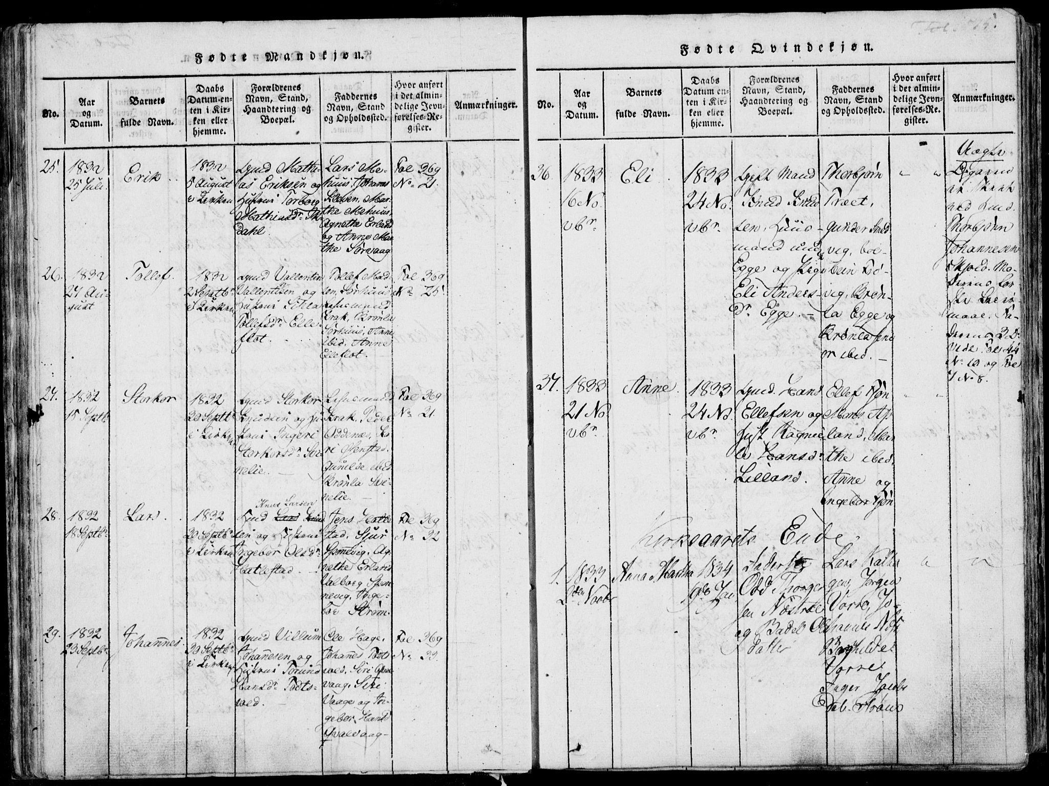Skjold sokneprestkontor, SAST/A-101847/H/Ha/Haa/L0003: Parish register (official) no. A 3, 1815-1835, p. 75