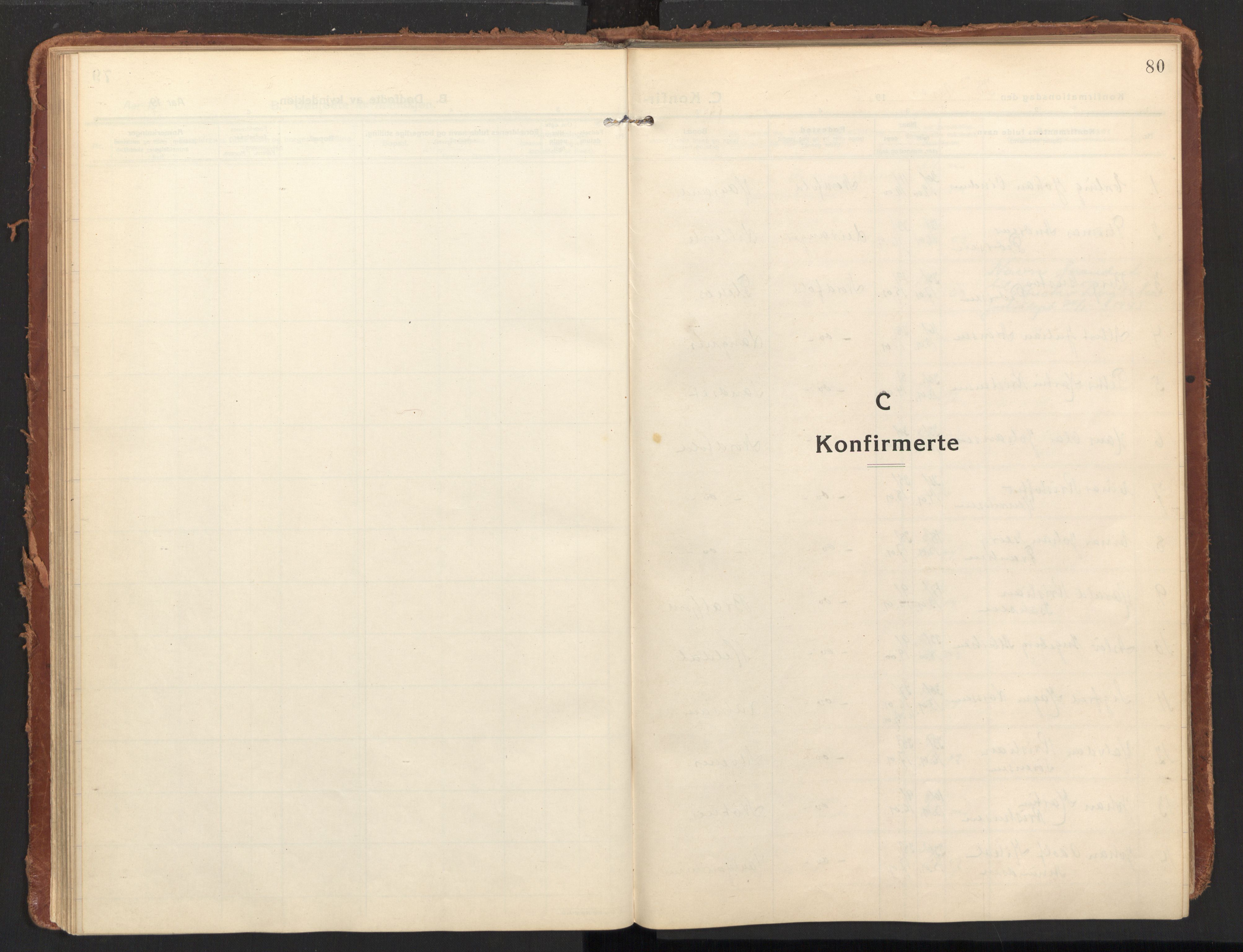 Ministerialprotokoller, klokkerbøker og fødselsregistre - Nordland, SAT/A-1459/858/L0833: Parish register (official) no. 858A03, 1916-1934, p. 80