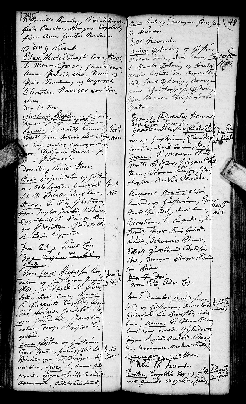 Høland prestekontor Kirkebøker, SAO/A-10346a/F/Fa/L0003: Parish register (official) no. I 3, 1739-1756, p. 48