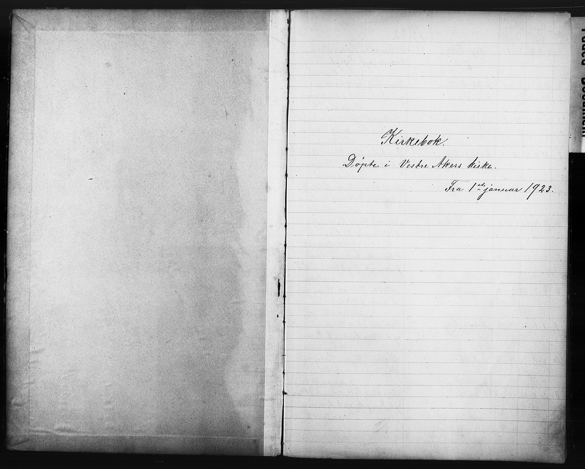 Vestre Aker prestekontor Kirkebøker, SAO/A-10025/G/Ga/L0006: Parish register (copy) no. I 6, 1923-1932