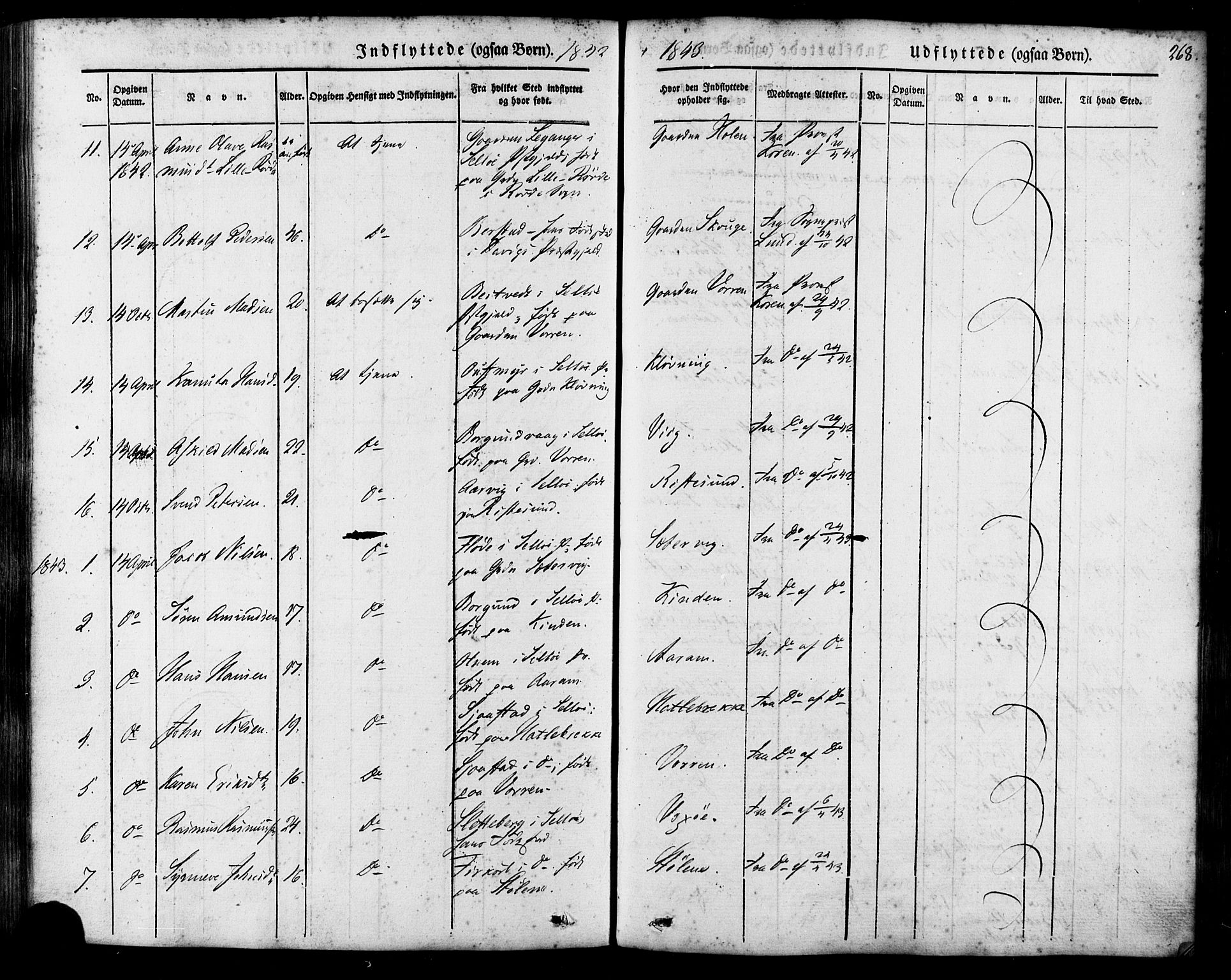 Ministerialprotokoller, klokkerbøker og fødselsregistre - Møre og Romsdal, AV/SAT-A-1454/503/L0034: Parish register (official) no. 503A02, 1841-1884, p. 268