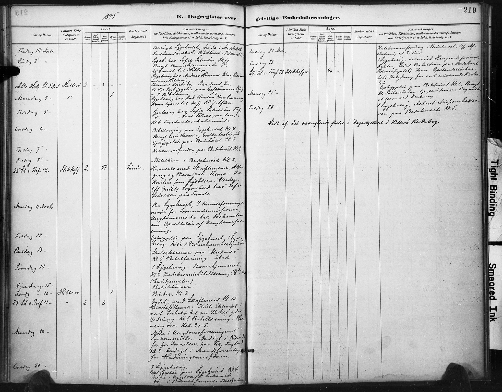 Flekkefjord sokneprestkontor, SAK/1111-0012/F/Fa/Fac/L0008: Parish register (official) no. A 8, 1885-1898, p. 219
