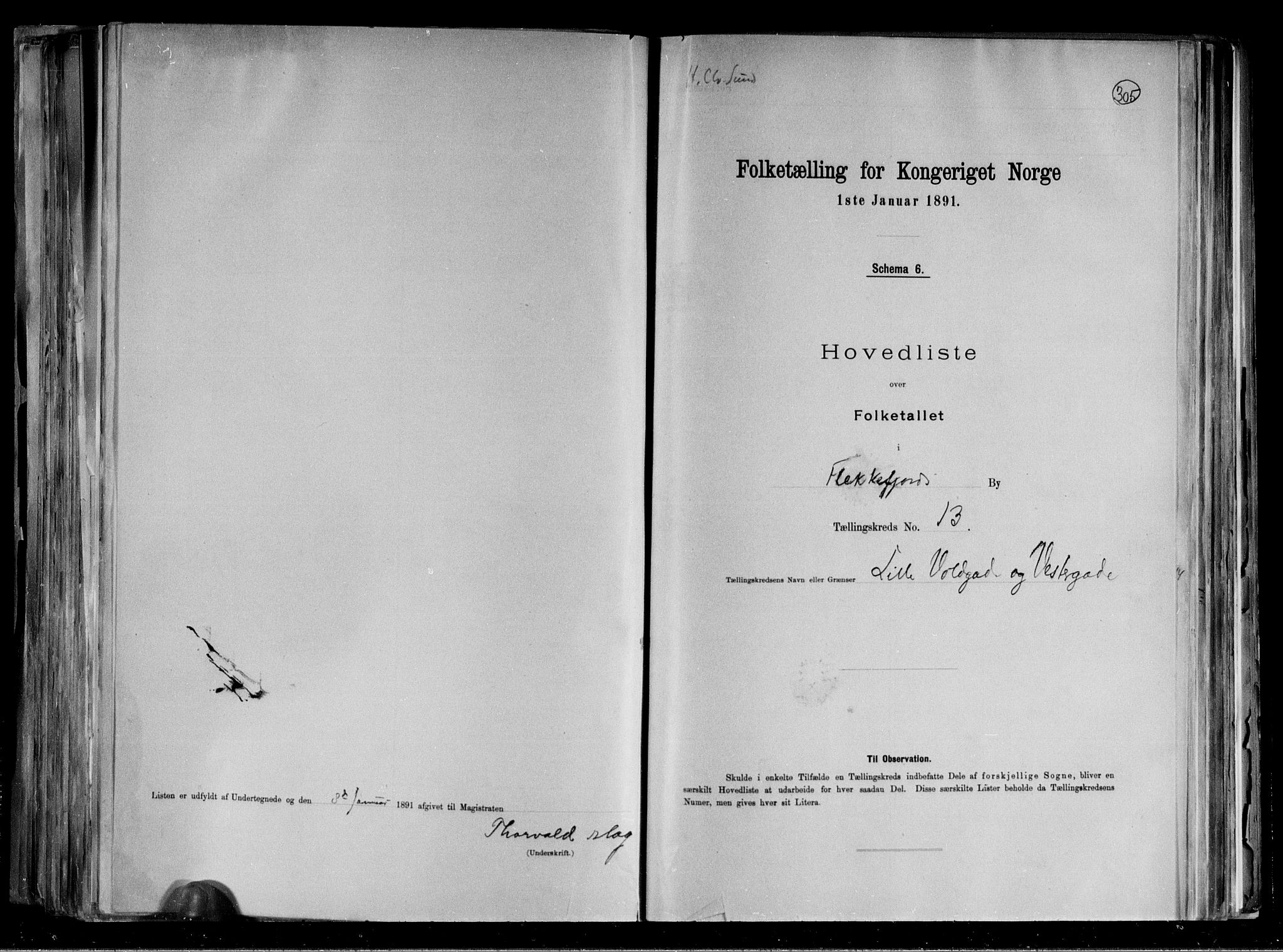 RA, 1891 census for 1004 Flekkefjord, 1891, p. 24