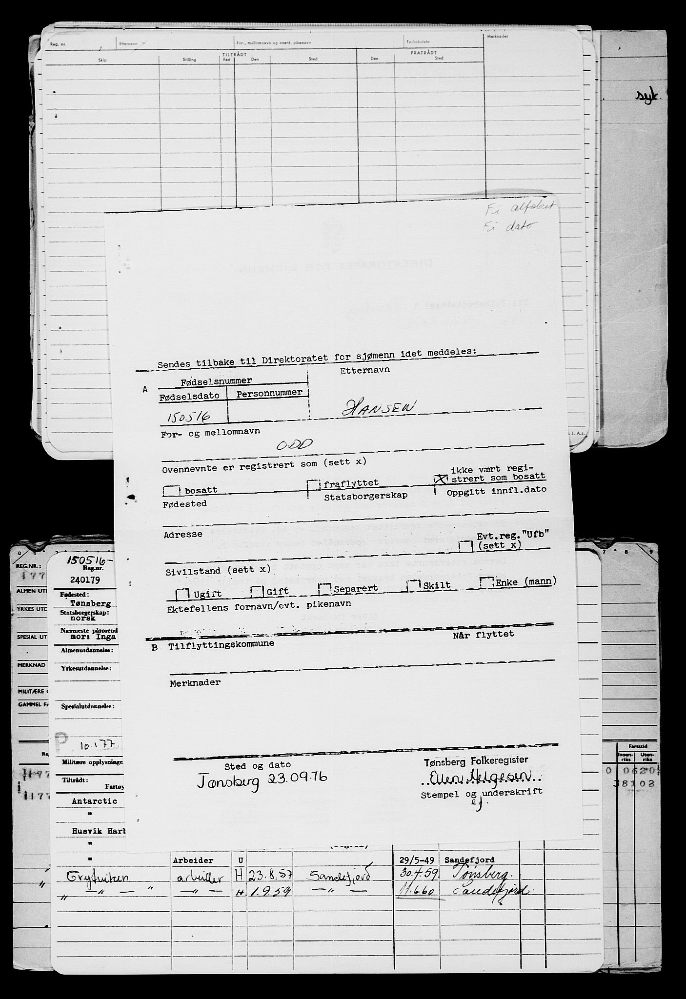 Direktoratet for sjømenn, AV/RA-S-3545/G/Gb/L0139: Hovedkort, 1916, p. 142