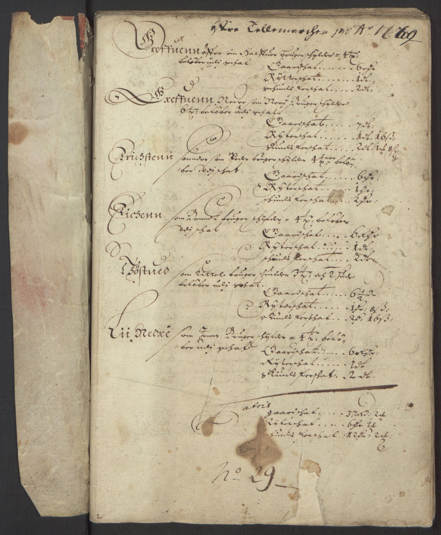 Rentekammeret inntil 1814, Reviderte regnskaper, Fogderegnskap, RA/EA-4092/R35/L2055: Fogderegnskap Øvre og Nedre Telemark, 1664, p. 11