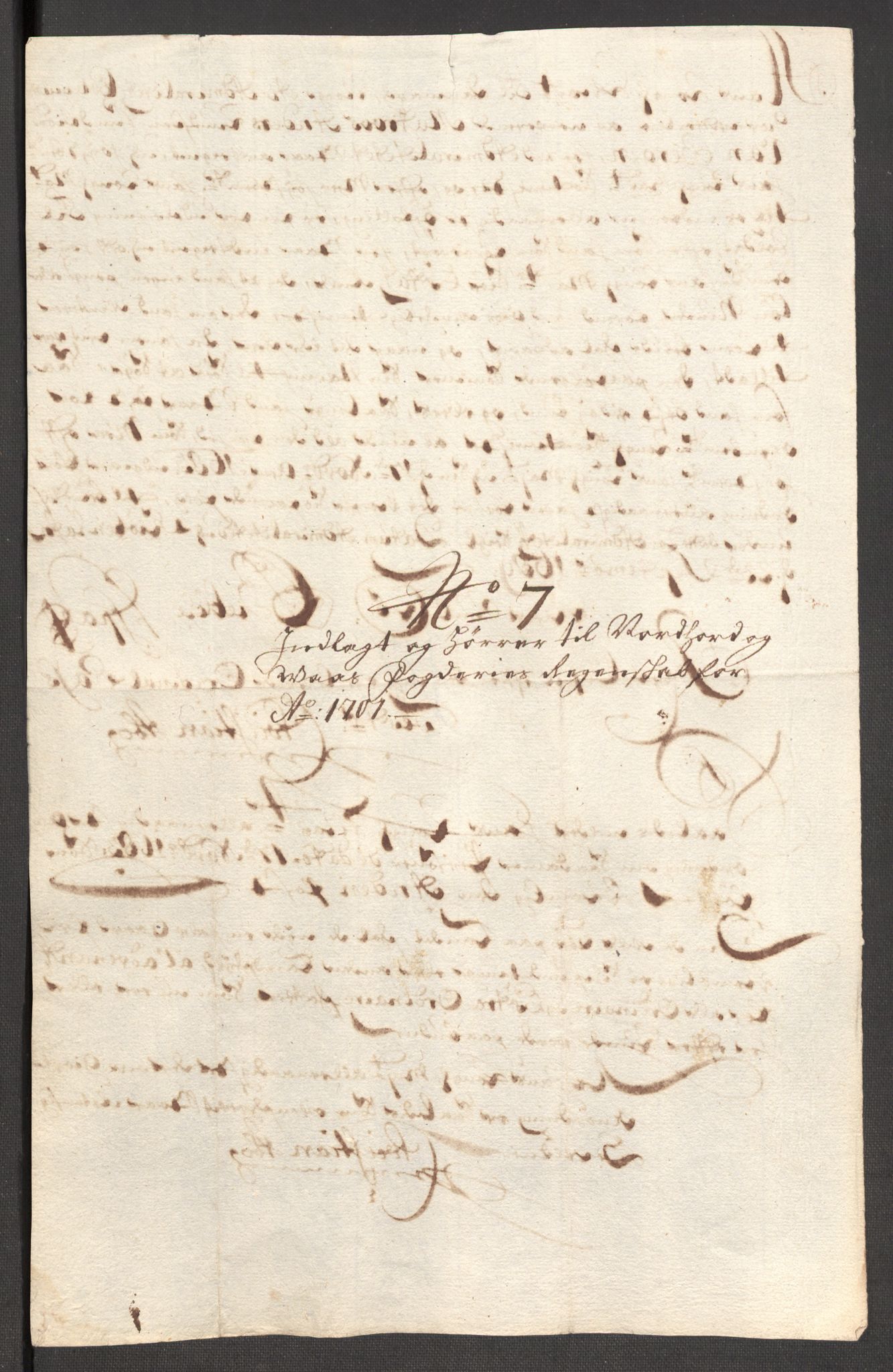 Rentekammeret inntil 1814, Reviderte regnskaper, Fogderegnskap, RA/EA-4092/R51/L3185: Fogderegnskap Nordhordland og Voss, 1700-1701, p. 406