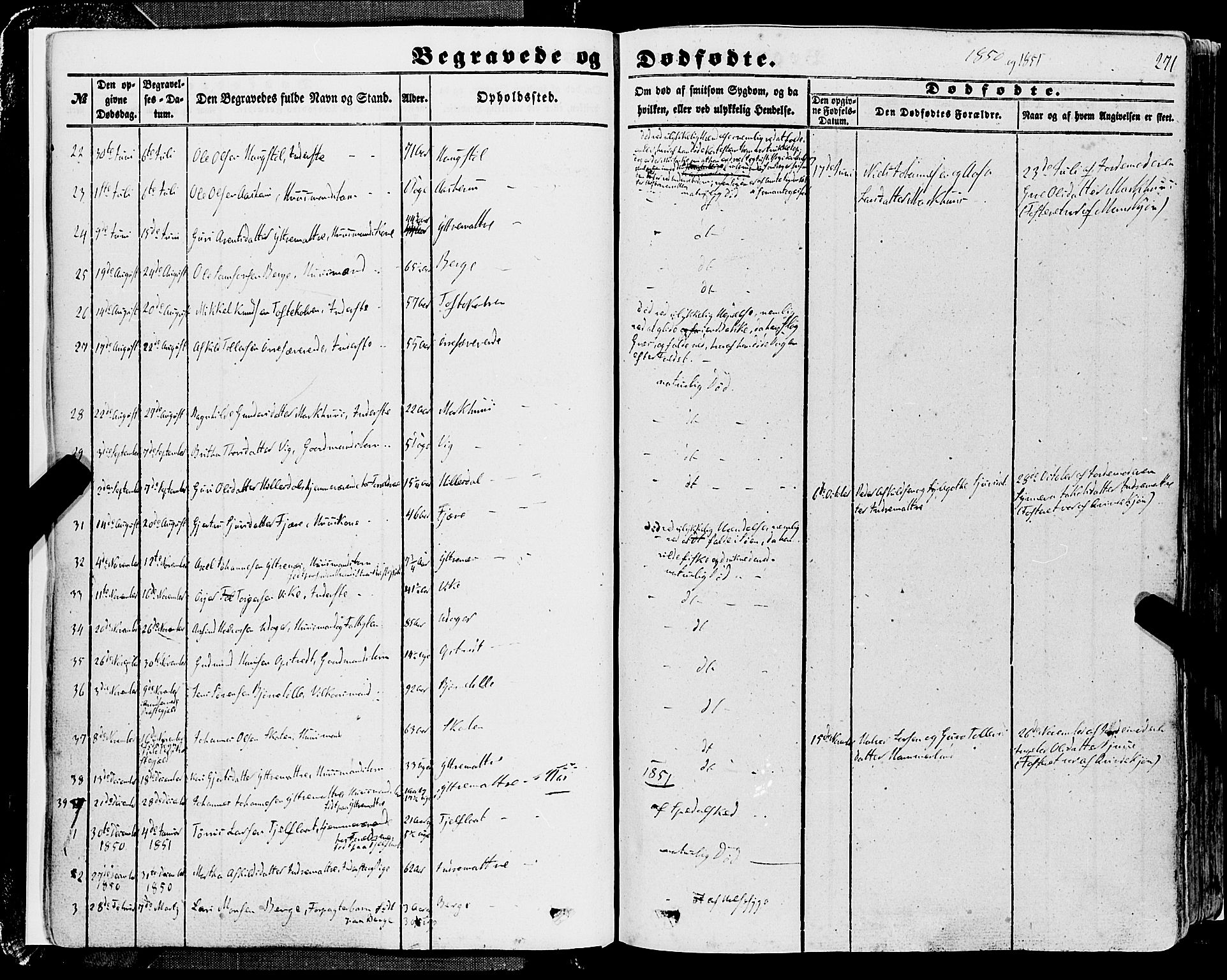 Skånevik sokneprestembete, SAB/A-77801/H/Haa: Parish register (official) no. A 5II, 1848-1869, p. 271