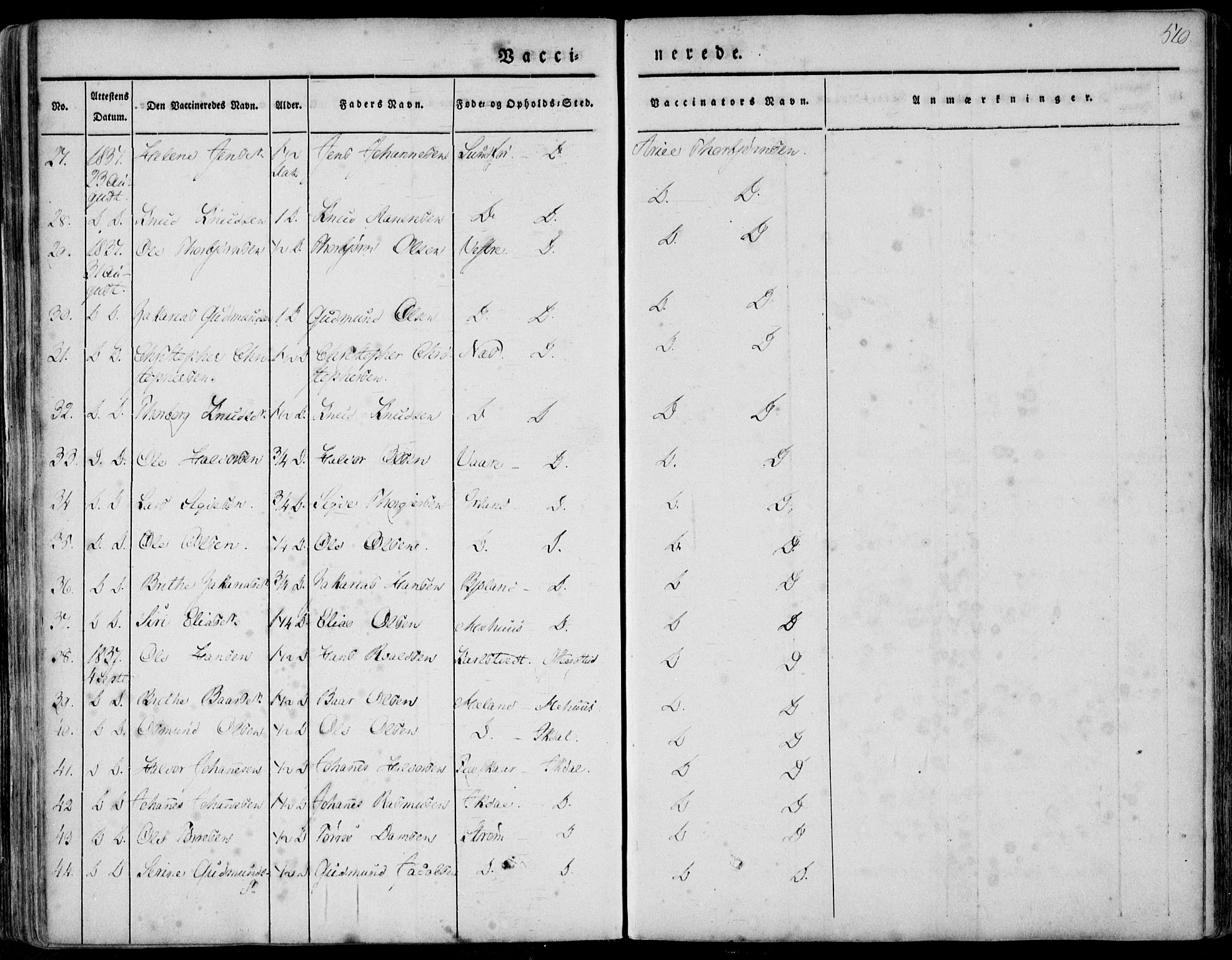 Skjold sokneprestkontor, SAST/A-101847/H/Ha/Haa/L0006: Parish register (official) no. A 6.2, 1835-1858, p. 510