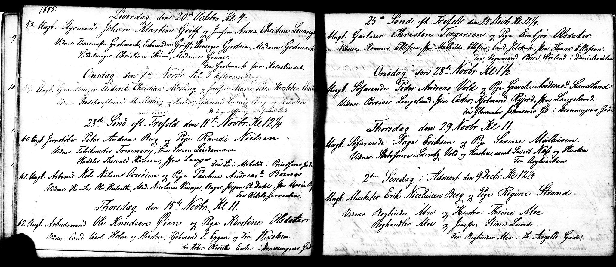 Ministerialprotokoller, klokkerbøker og fødselsregistre - Sør-Trøndelag, SAT/A-1456/601/L0089: Parish register (copy) no. 601C07, 1854-1877