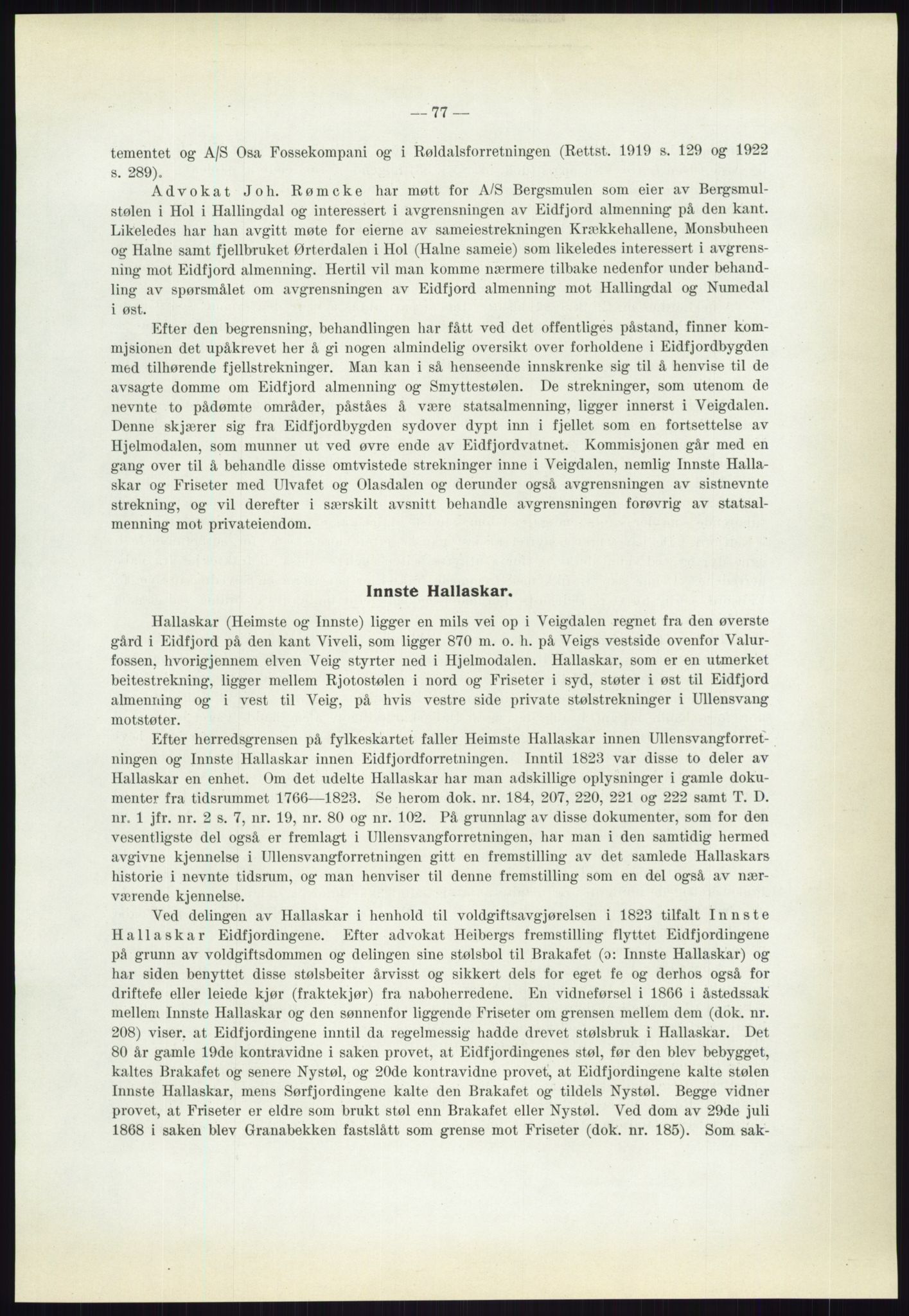 Høyfjellskommisjonen, AV/RA-S-1546/X/Xa/L0001: Nr. 1-33, 1909-1953, p. 683