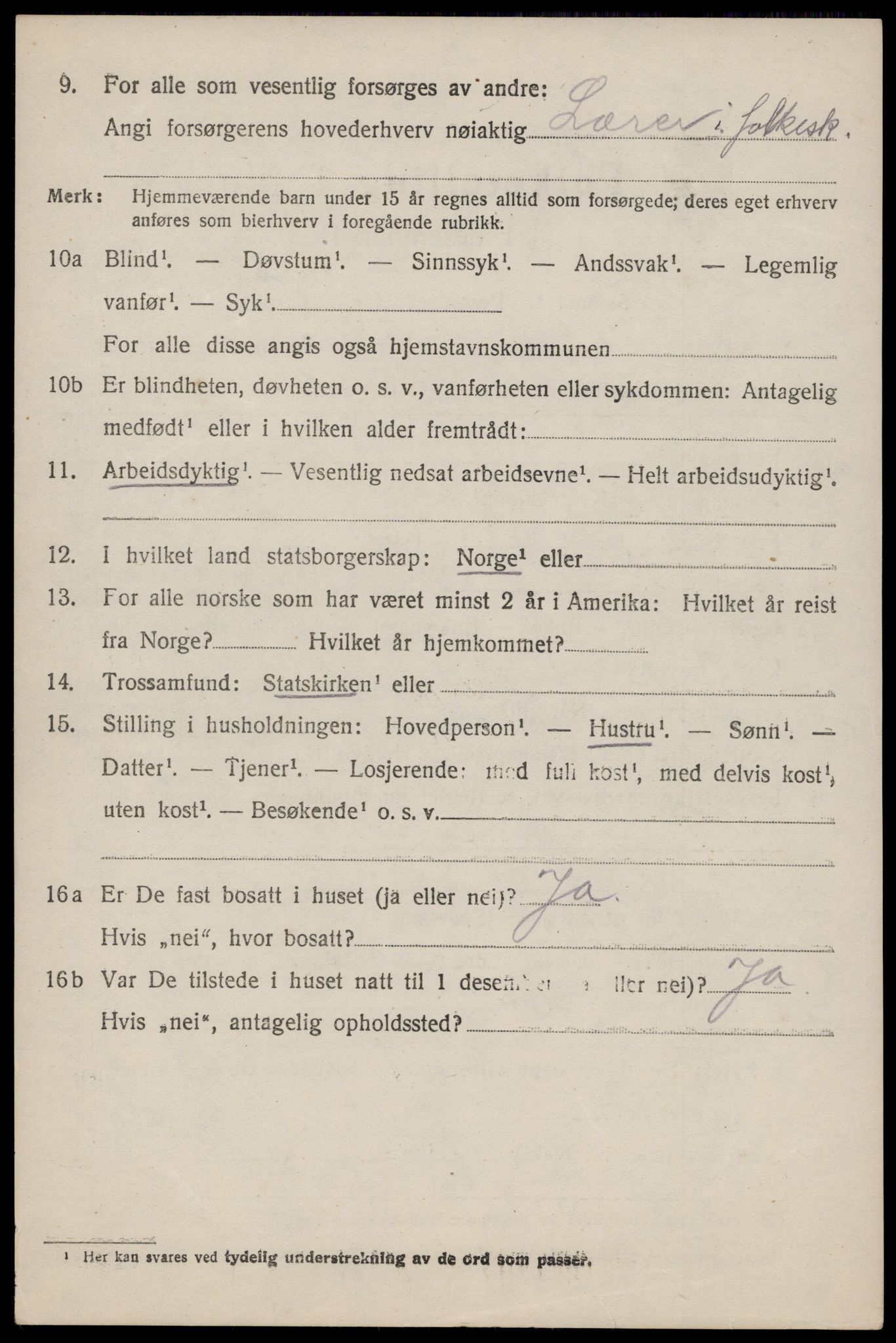 SAST, 1920 census for Skåre, 1920, p. 5727