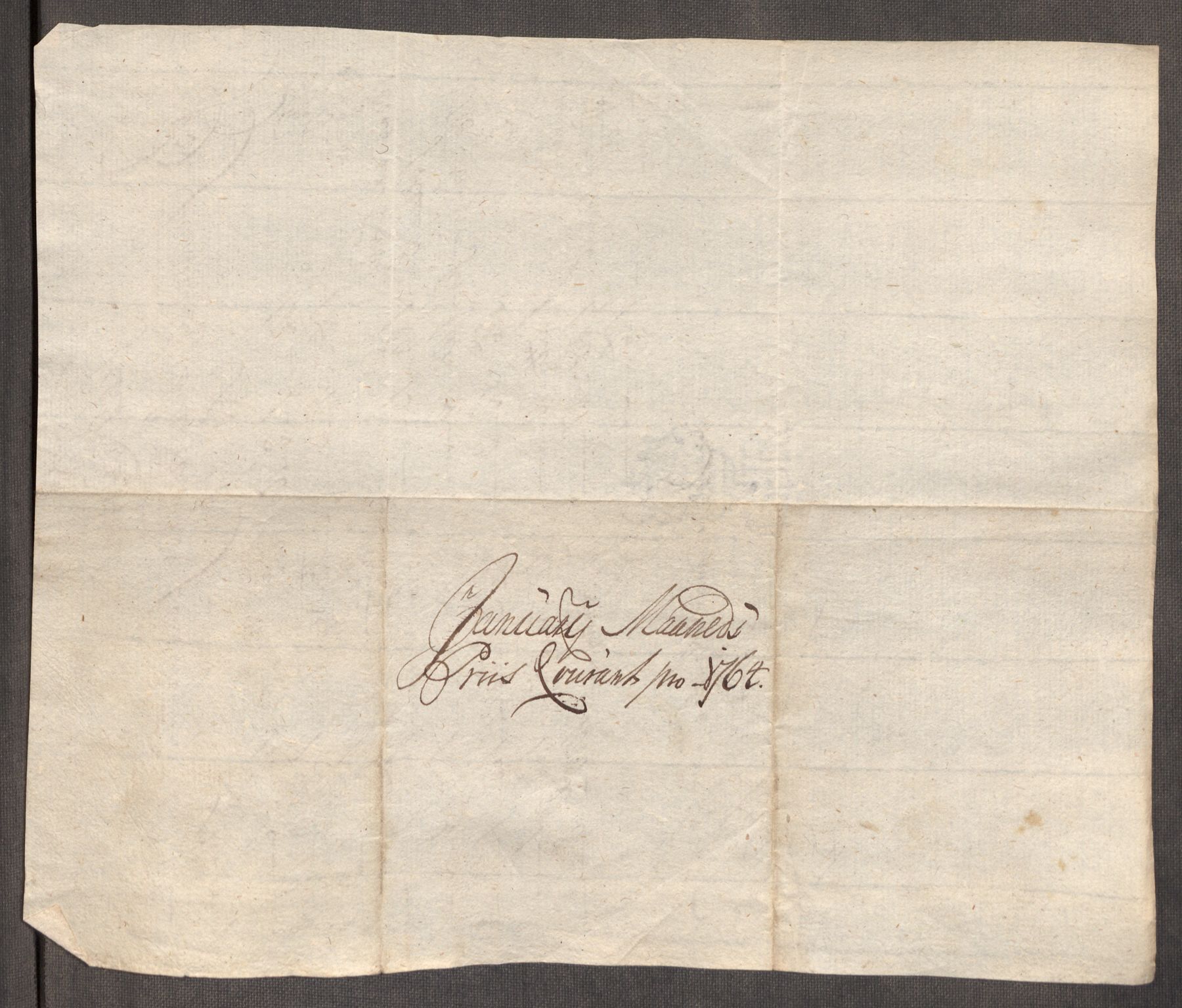 Rentekammeret inntil 1814, Realistisk ordnet avdeling, AV/RA-EA-4070/Oe/L0009: [Ø1]: Nordafjelske priskuranter, 1759-1768, p. 203