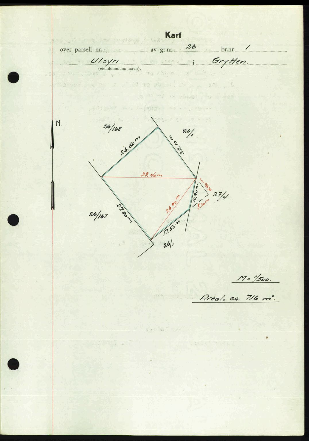 Romsdal sorenskriveri, AV/SAT-A-4149/1/2/2C: Mortgage book no. A22, 1947-1947, Diary no: : 650/1947