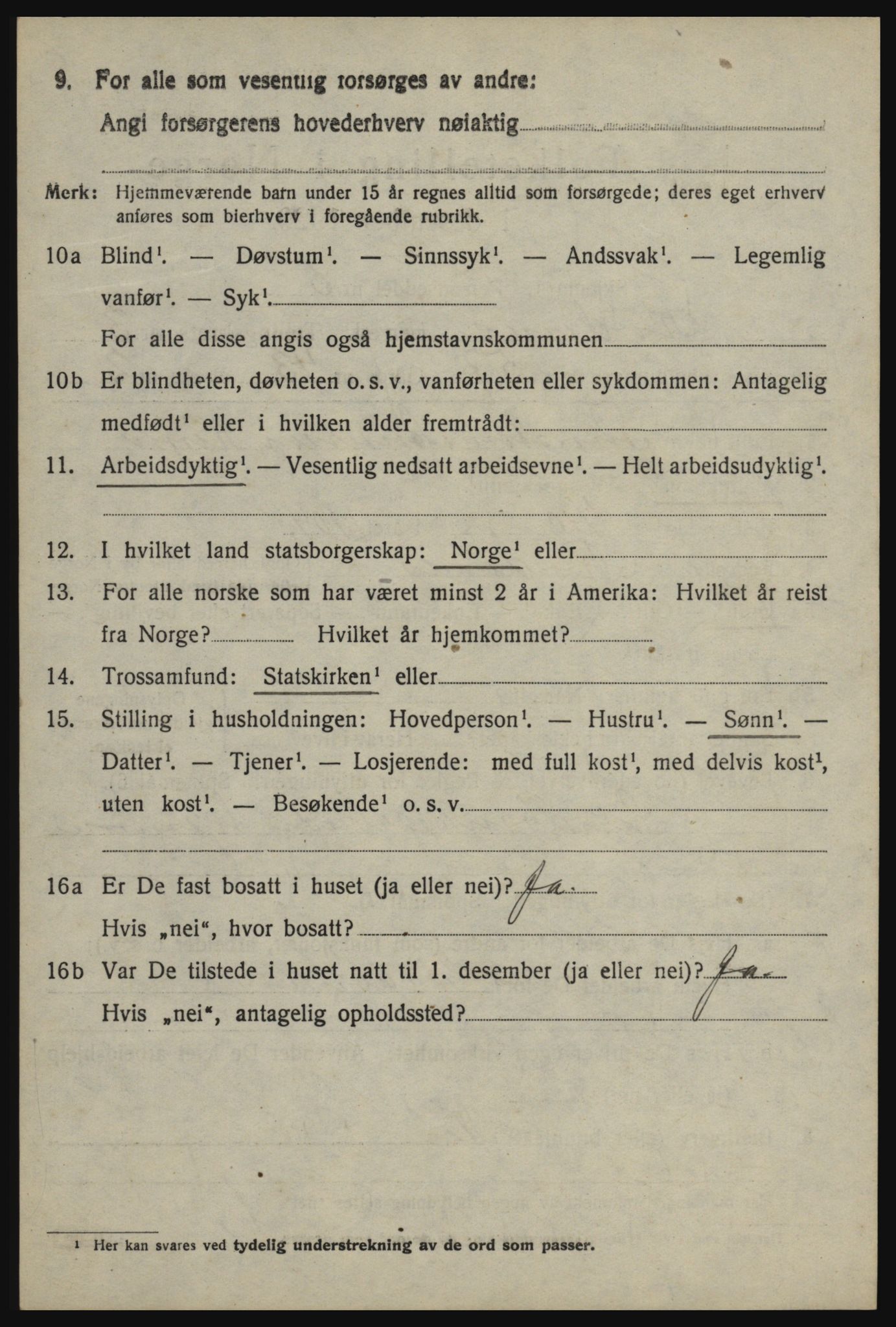 SAO, 1920 census for Rødenes, 1920, p. 2339