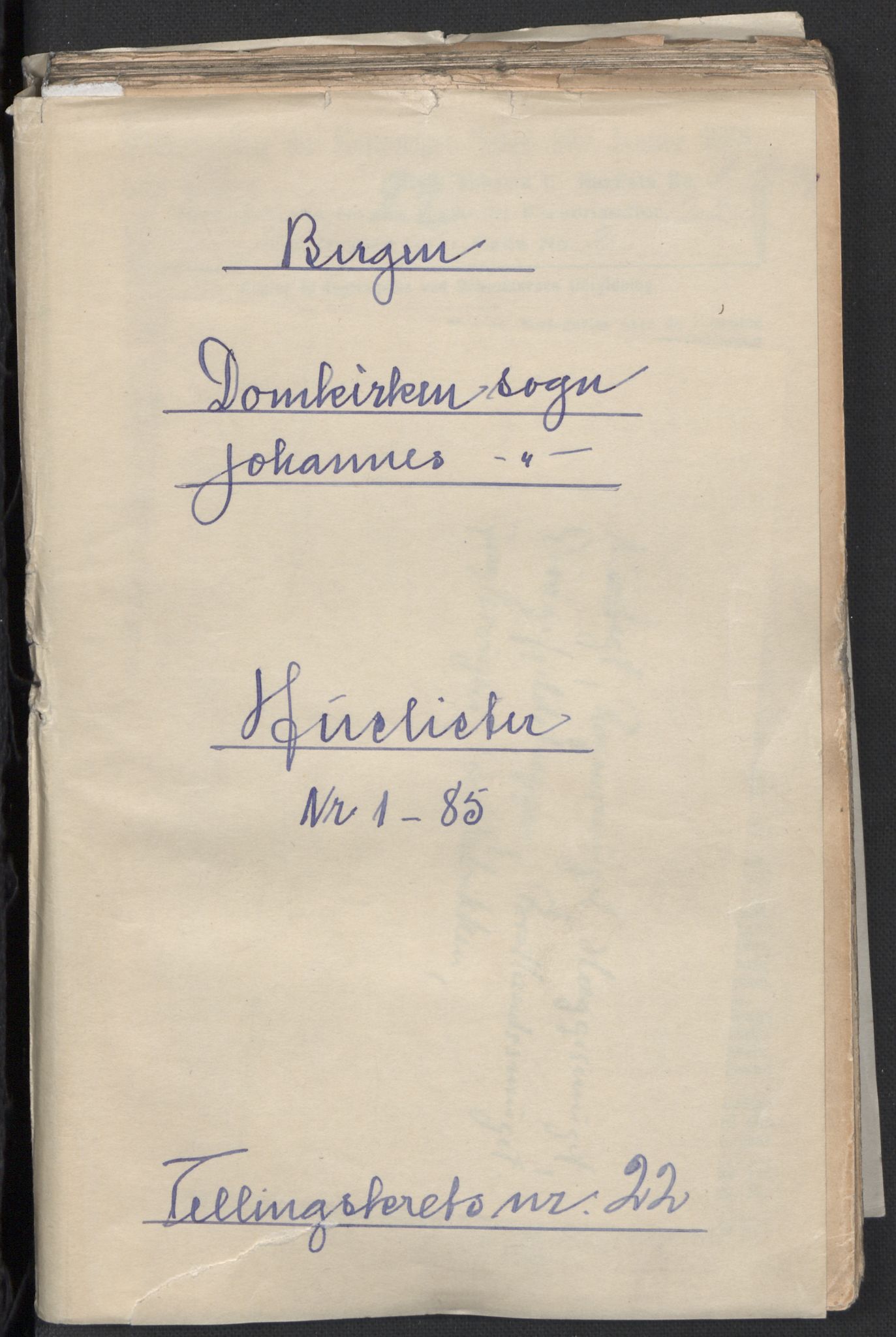 RA, 1891 Census for 1301 Bergen, 1891, p. 3465