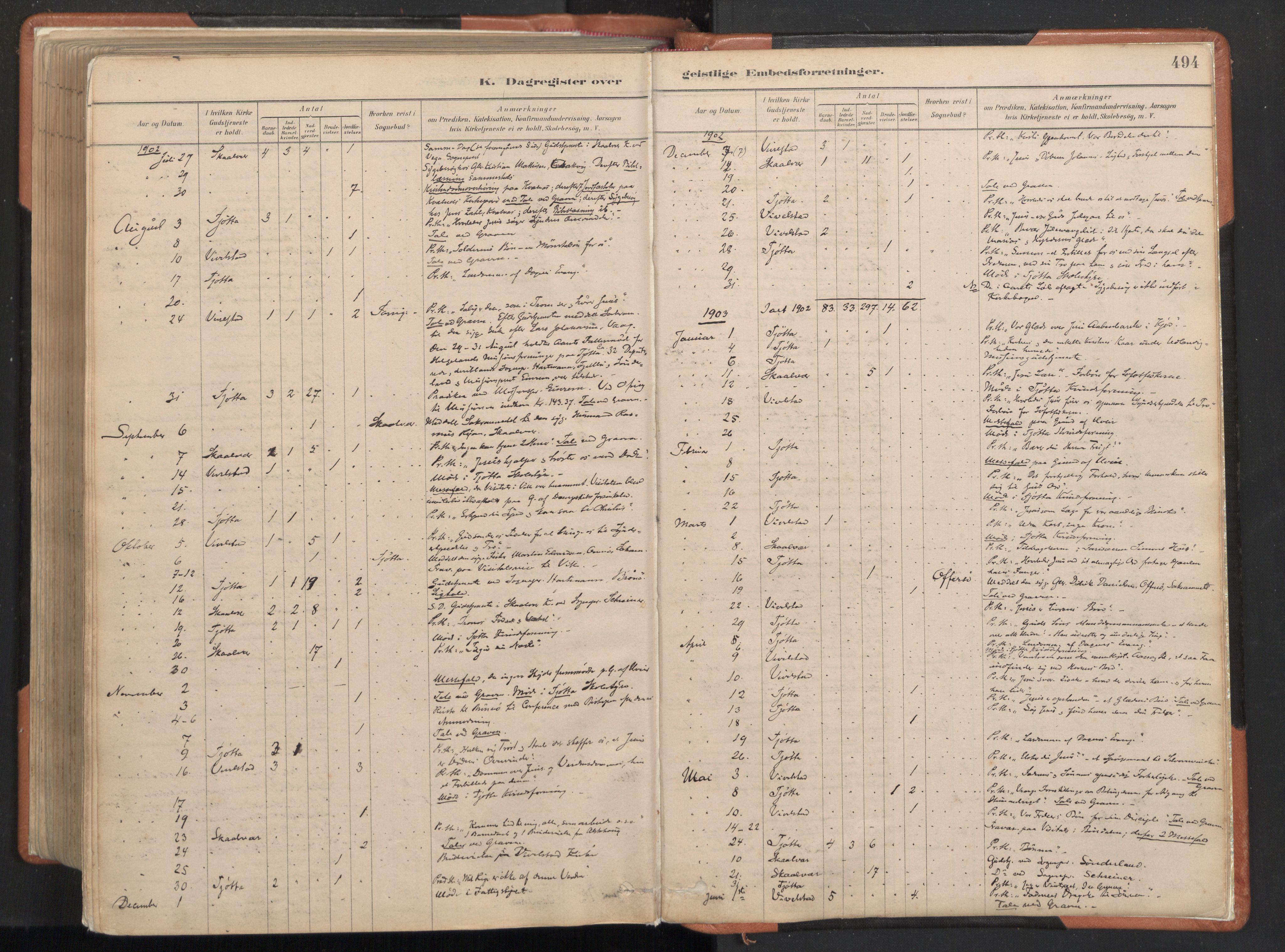 Ministerialprotokoller, klokkerbøker og fødselsregistre - Nordland, AV/SAT-A-1459/817/L0264: Parish register (official) no. 817A04, 1878-1907, p. 494