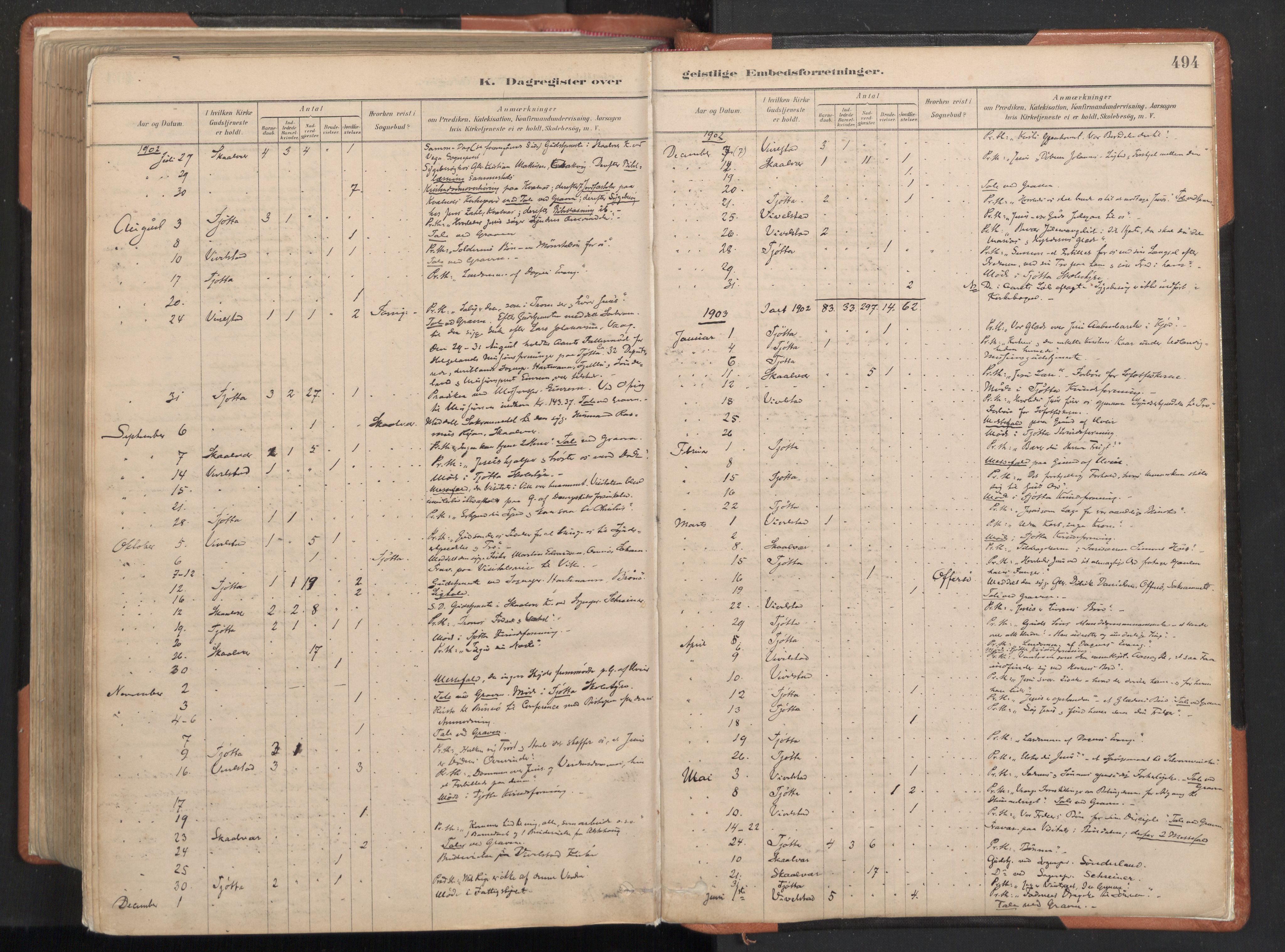 Ministerialprotokoller, klokkerbøker og fødselsregistre - Nordland, AV/SAT-A-1459/817/L0264: Parish register (official) no. 817A04, 1878-1907, p. 494