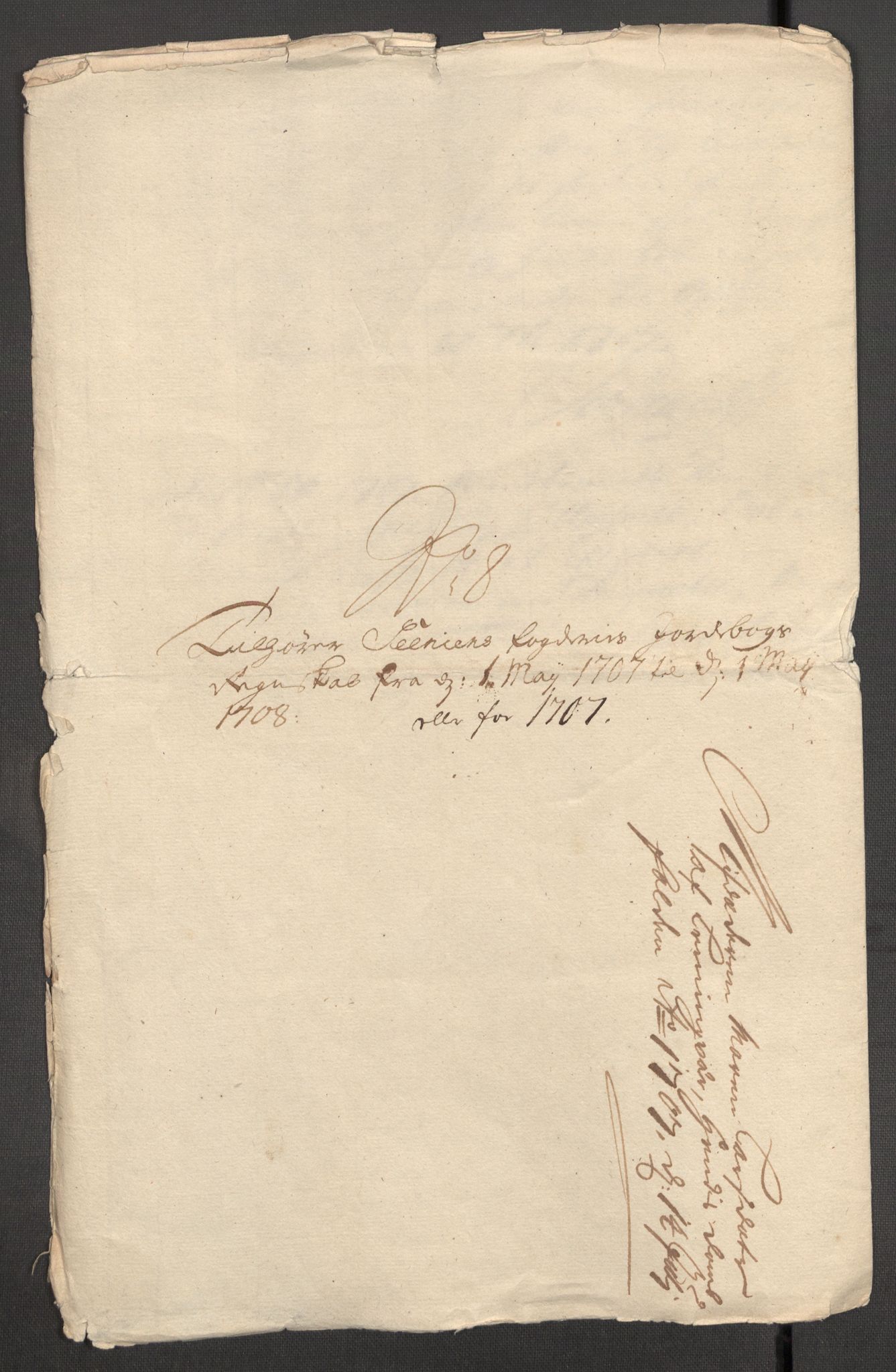 Rentekammeret inntil 1814, Reviderte regnskaper, Fogderegnskap, AV/RA-EA-4092/R68/L4756: Fogderegnskap Senja og Troms, 1705-1707, p. 399