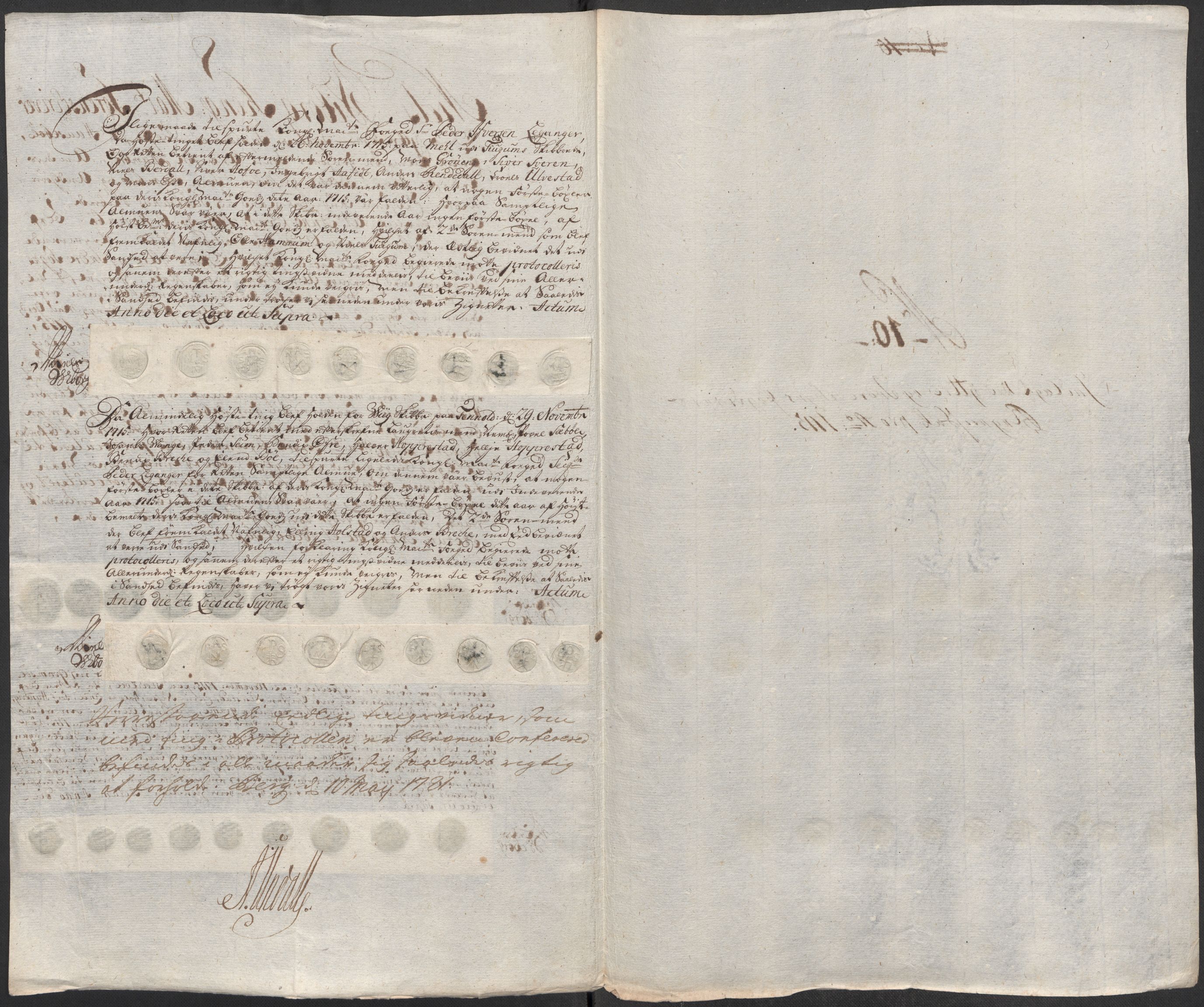 Rentekammeret inntil 1814, Reviderte regnskaper, Fogderegnskap, AV/RA-EA-4092/R52/L3320: Fogderegnskap Sogn, 1715-1716, p. 61